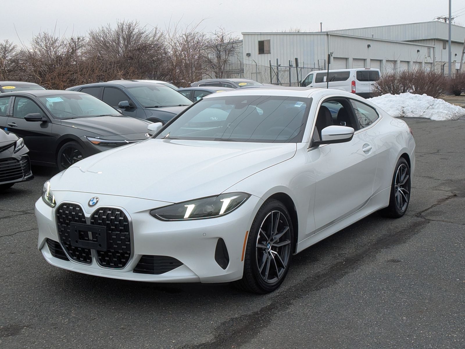 Alpine White 2026 BMW 4 Series Coupe All-Wheel Drive 8-Speed Automatic