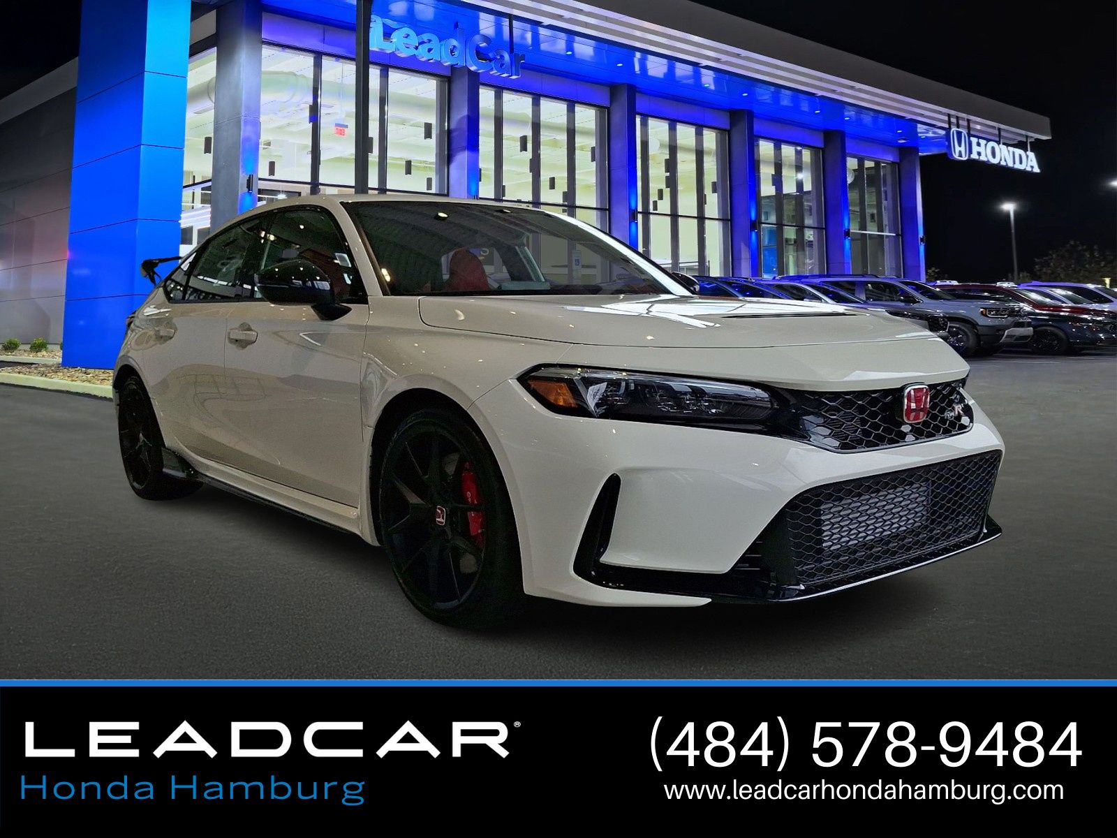 Championship White 2026 Honda Civic Type R FWD Hatchback Front-Wheel Drive 6-Speed Manual