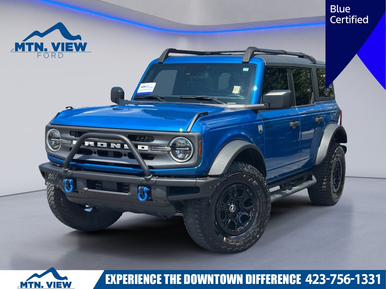 Velocity Blue Metallic 2023 Ford Bronco SUV / Crossover Four-Wheel Drive Automatic