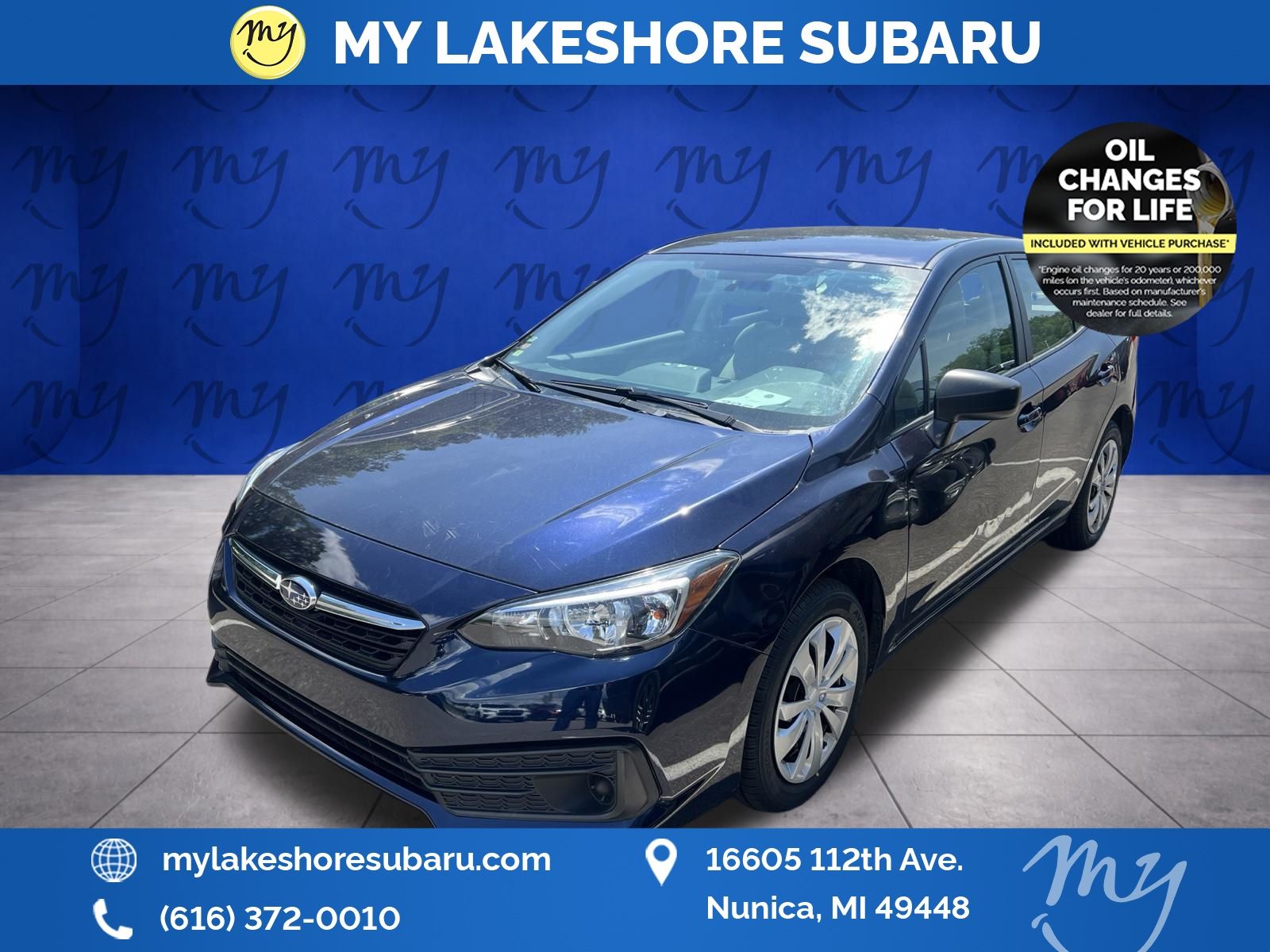 Dark Blue Pearl 2020 Subaru Impreza Hatchback All-Wheel Drive Continuously Variable Transmission