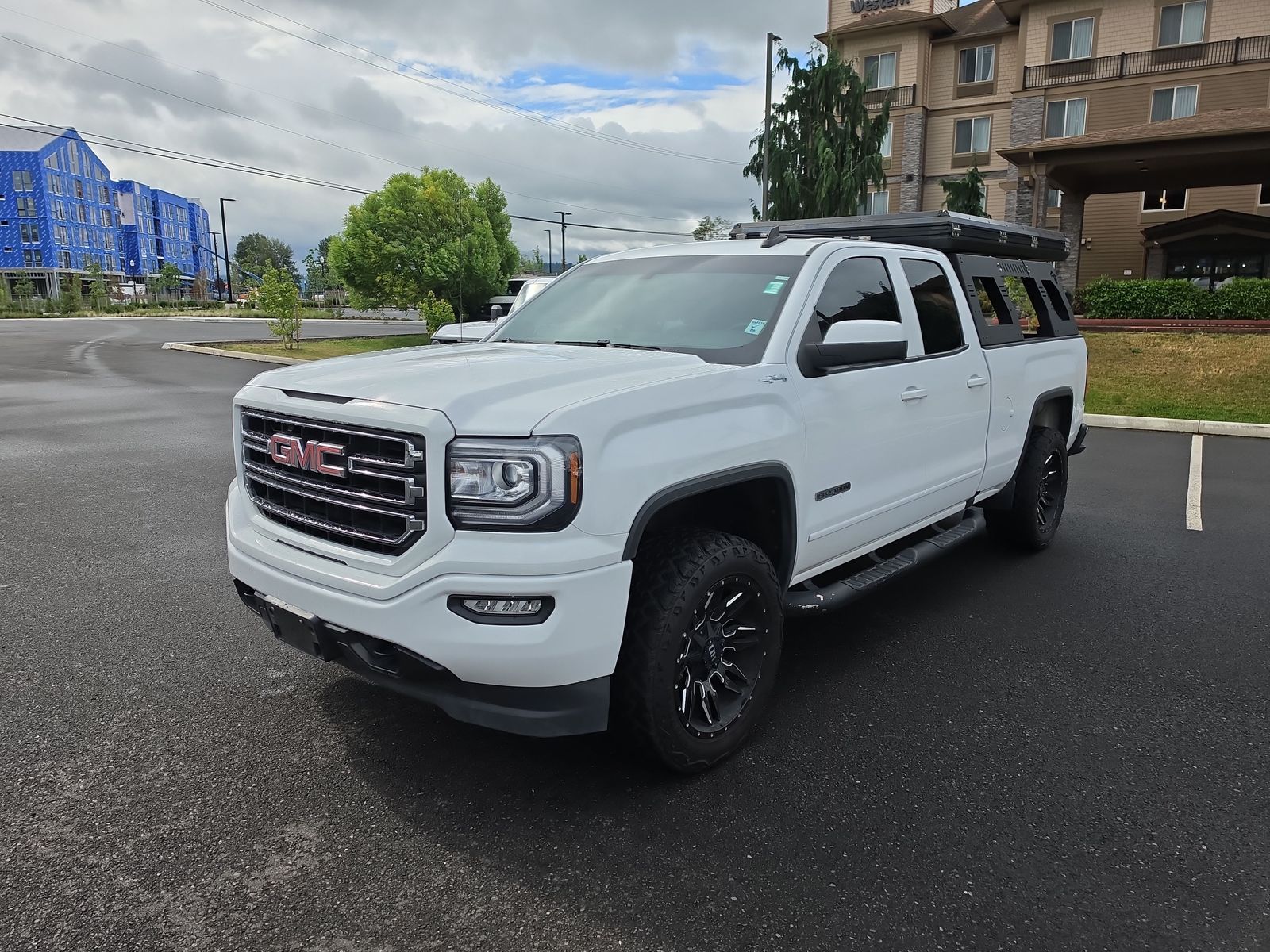 Summit White 2018 GMC Sierra 1500 Base Double Cab 4WD Pickup Truck Four-Wheel Drive 6-Speed Automatic Overdrive