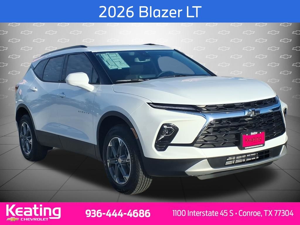 Summit White 2026 Chevrolet Blazer SUV / Crossover 9-Speed Automatic Overdrive