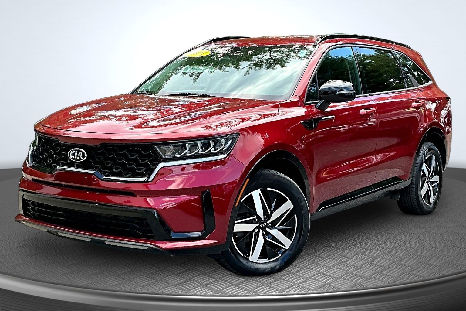 Passion Red Tintcoat 2021 Kia Sorento SUV / Crossover Front-Wheel Drive 8-Speed Automatic