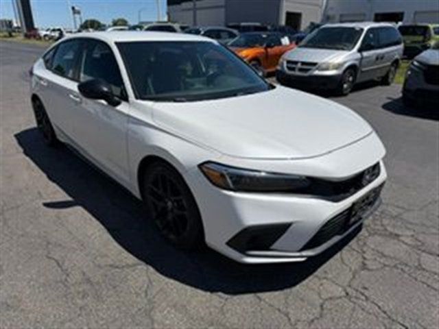 Platinum White Pearl 2023 Honda Civic Hatchback Hatchback Front-Wheel Drive Continuously Variable Transmission