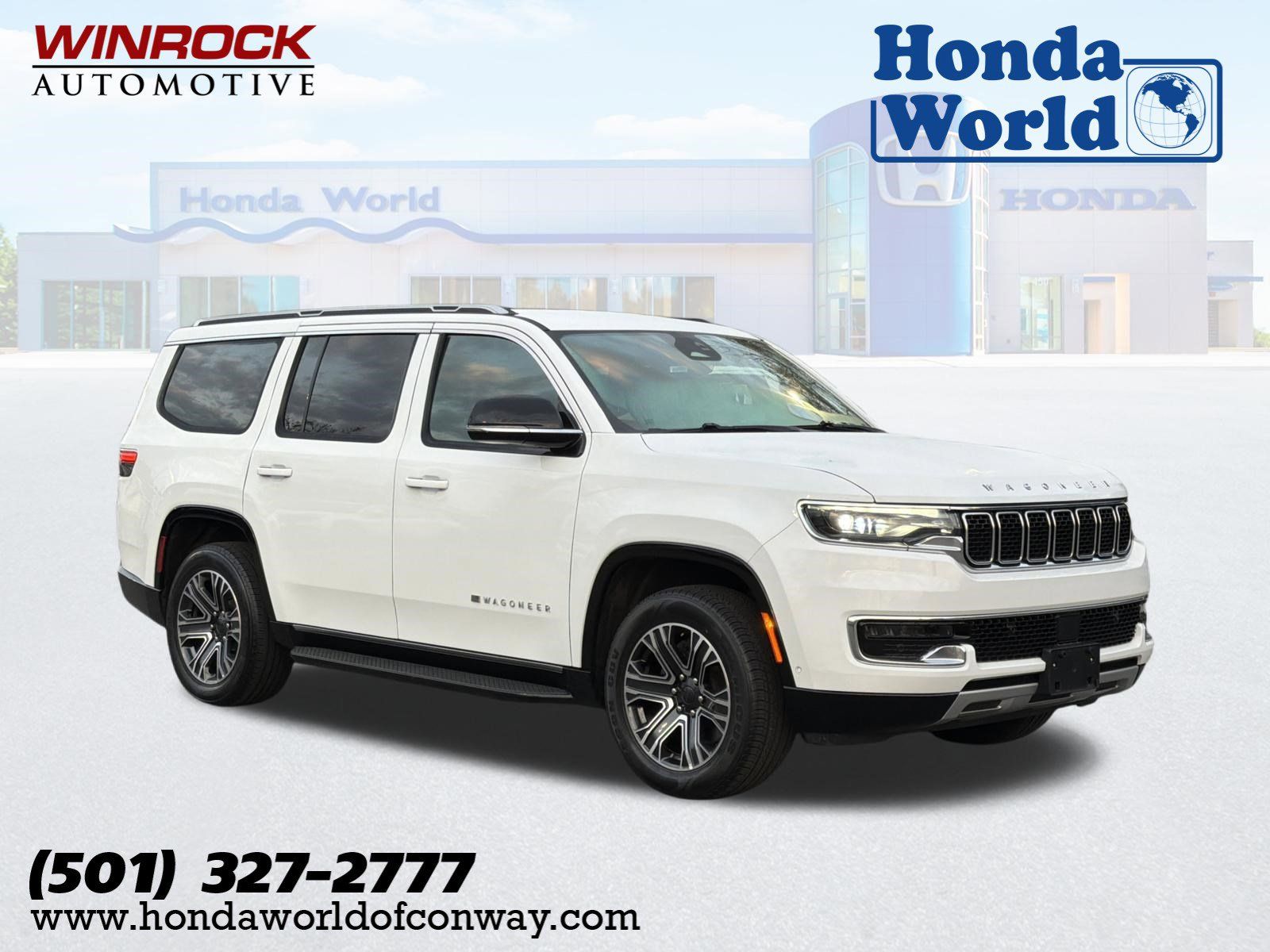 Bright White Clearcoat 2024 Jeep Wagoneer Series II RWD SUV / Crossover 4X2 8-Speed Automatic