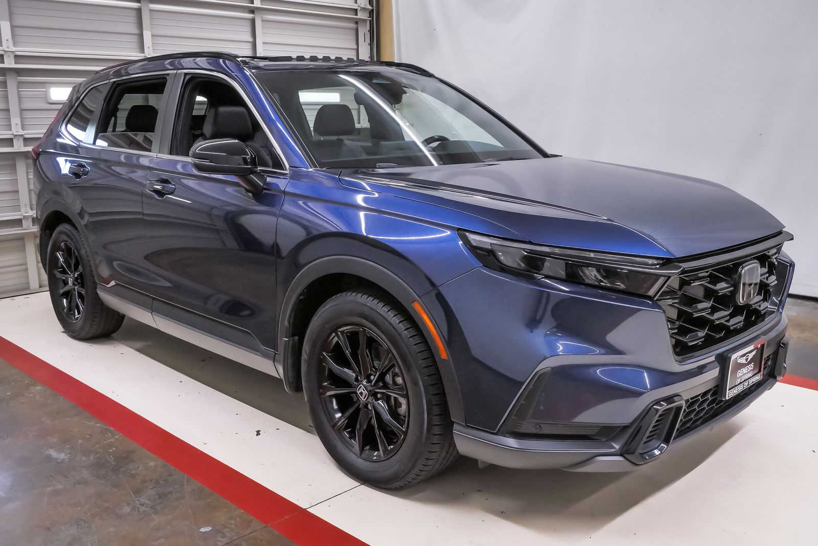 2024 Honda CR-V Hybrid Sport-L Blue at Parkway Family Mazda