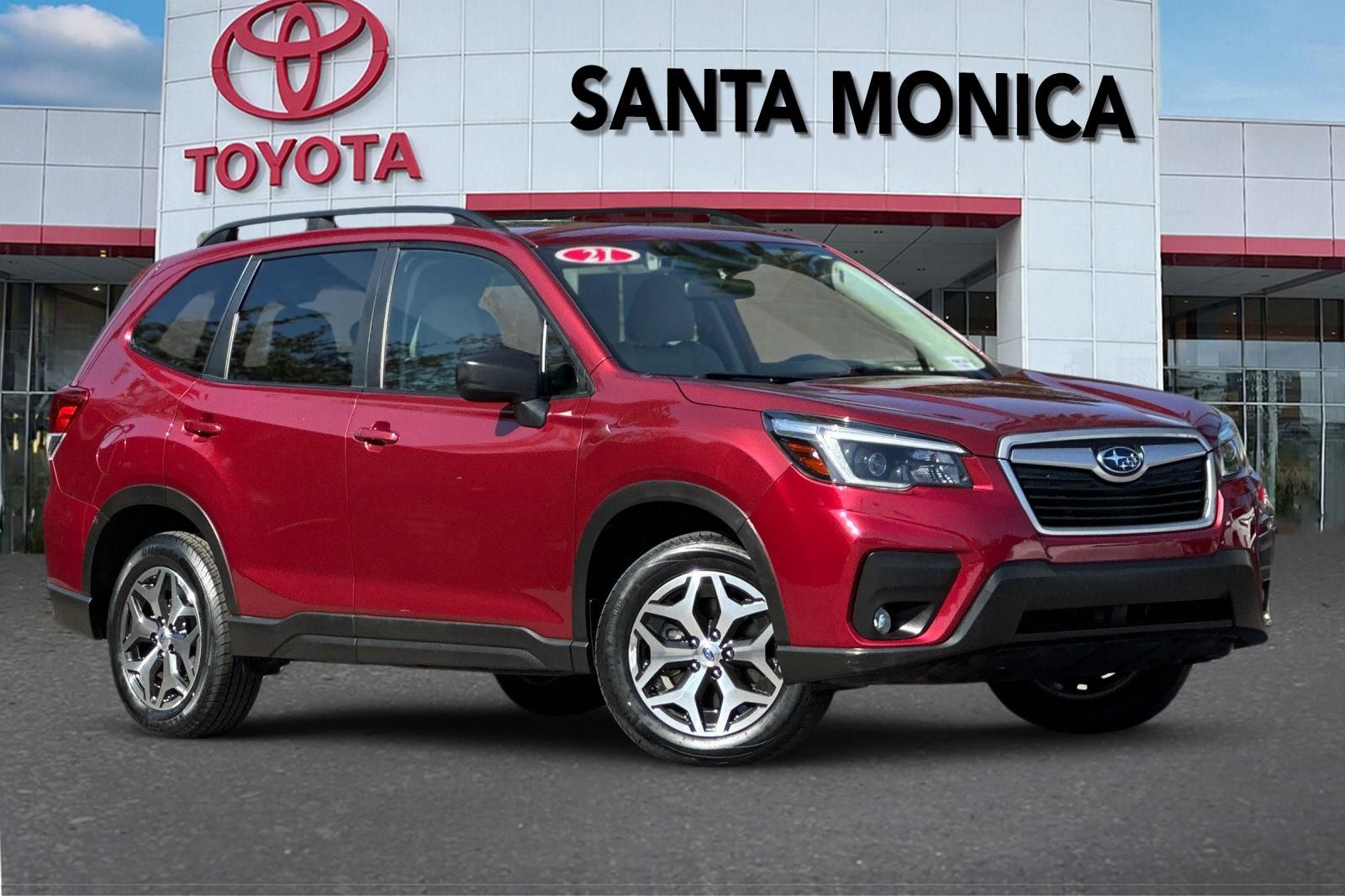Crimson Red Pearl 2021 Subaru Forester SUV / Crossover All-Wheel Drive Continuously Variable Transmission