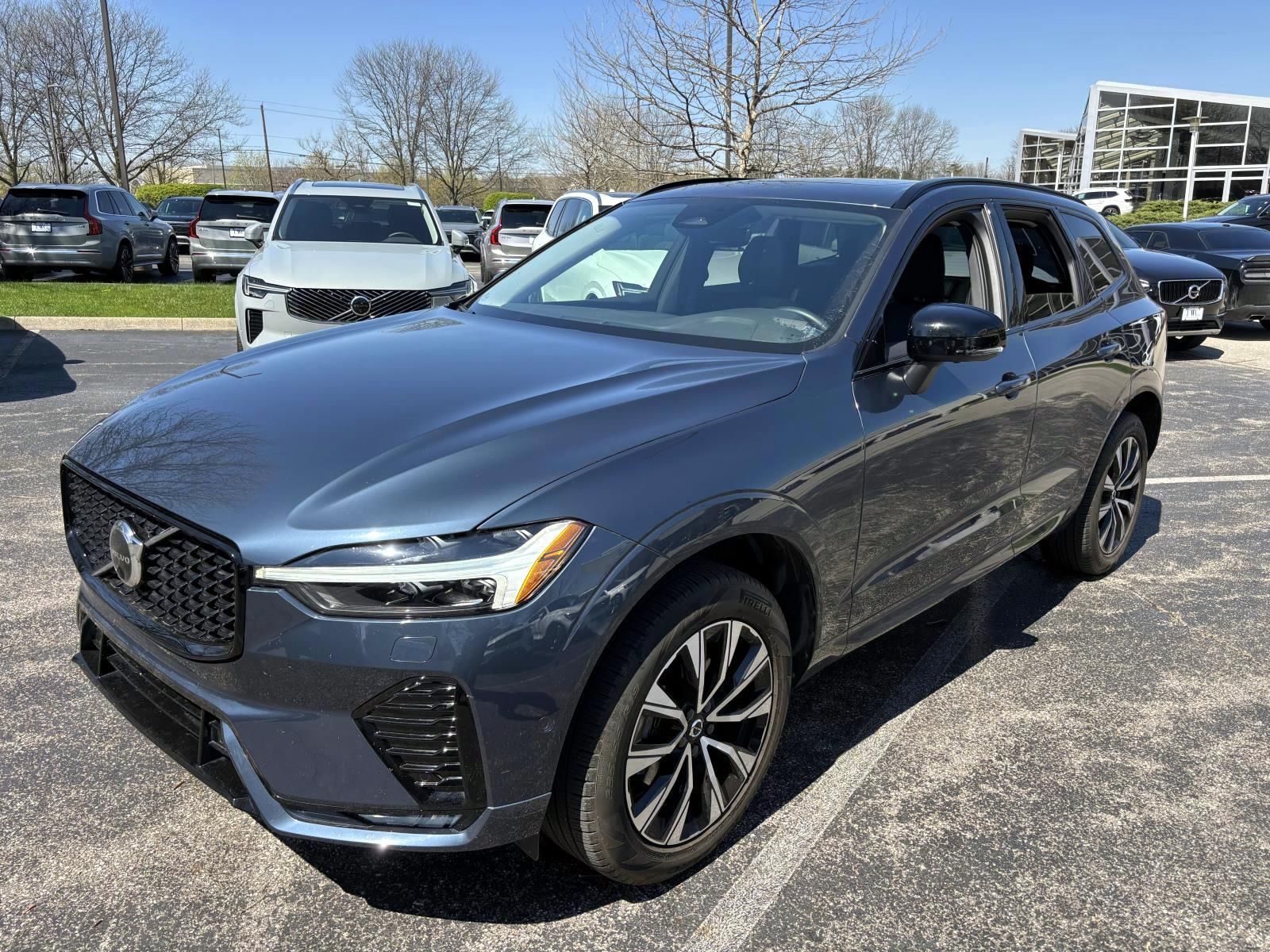 Denim Blue Metallic 2023 Volvo XC60 B5 Plus Dark Theme AWD SUV / Crossover All-Wheel Drive Automatic