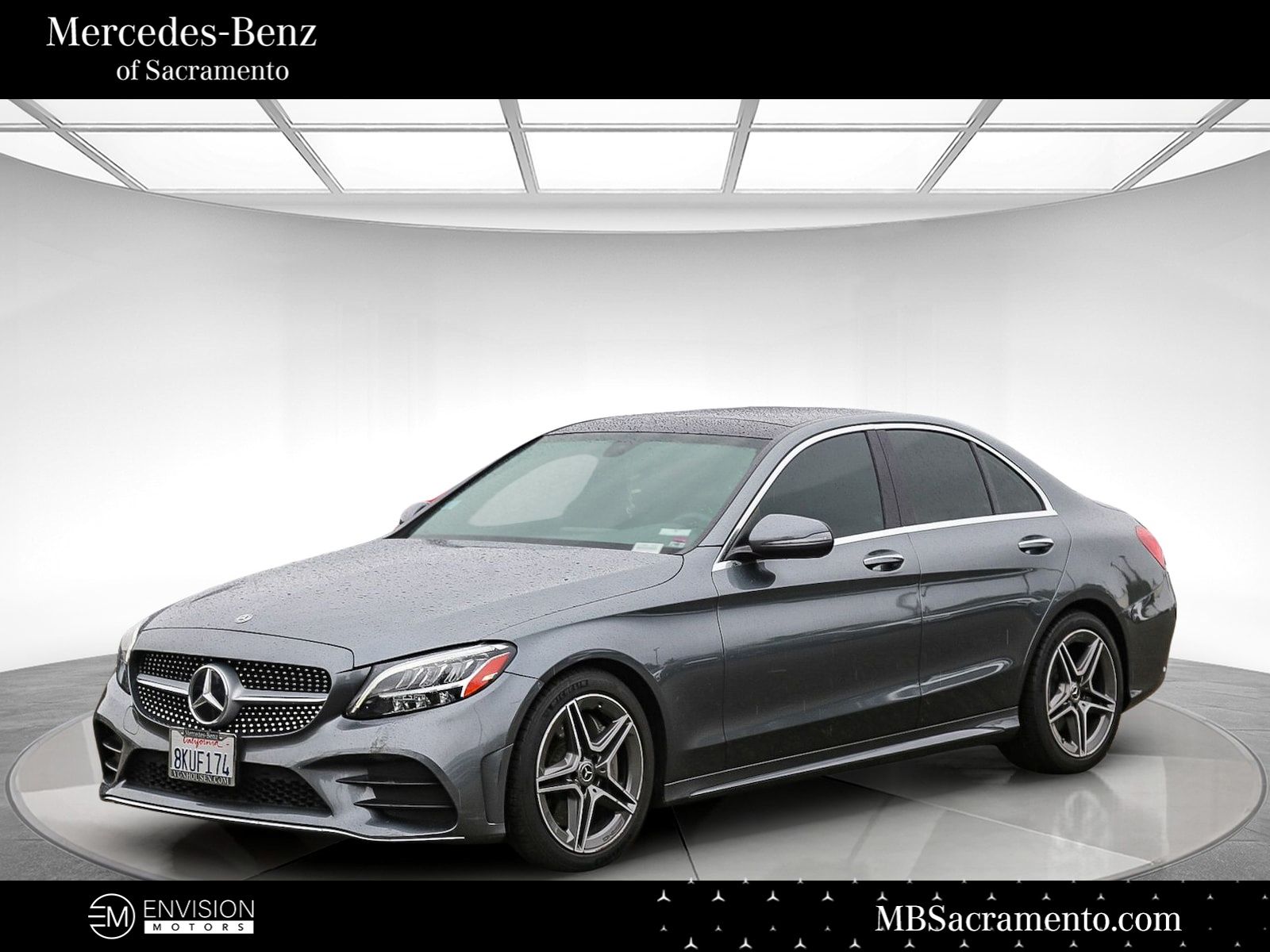 Selenite Gray Metallic 2019 Mercedes-Benz C-Class C 300 RWD Sedan Rear-Wheel Drive 9-Speed Automatic