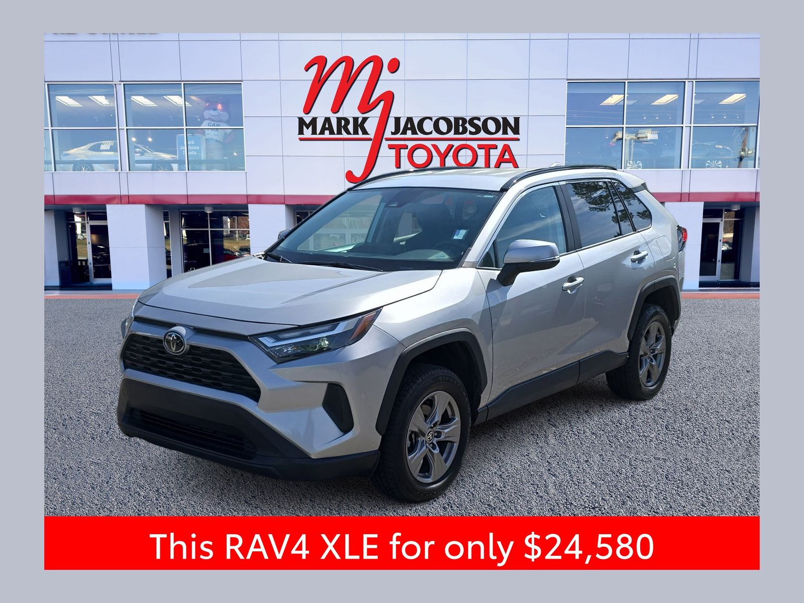 Silver Sky Metallic 2024 Toyota RAV4 XLE FWD SUV / Crossover Front-Wheel Drive 8-Speed Automatic