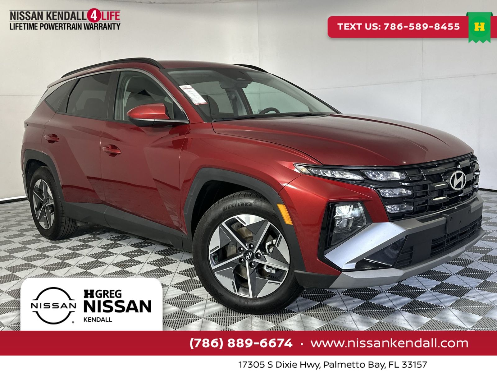 Ultimate Red 2025 Hyundai Tucson SEL FWD SUV / Crossover Front-Wheel Drive 8-Speed Automatic