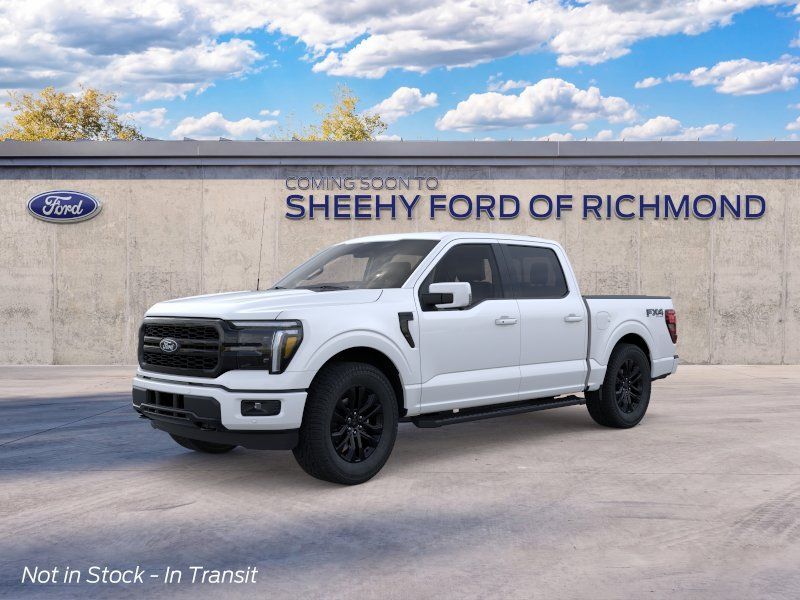 New 2026 Star White Metallic Tri-Coat Ford Lariat image 2