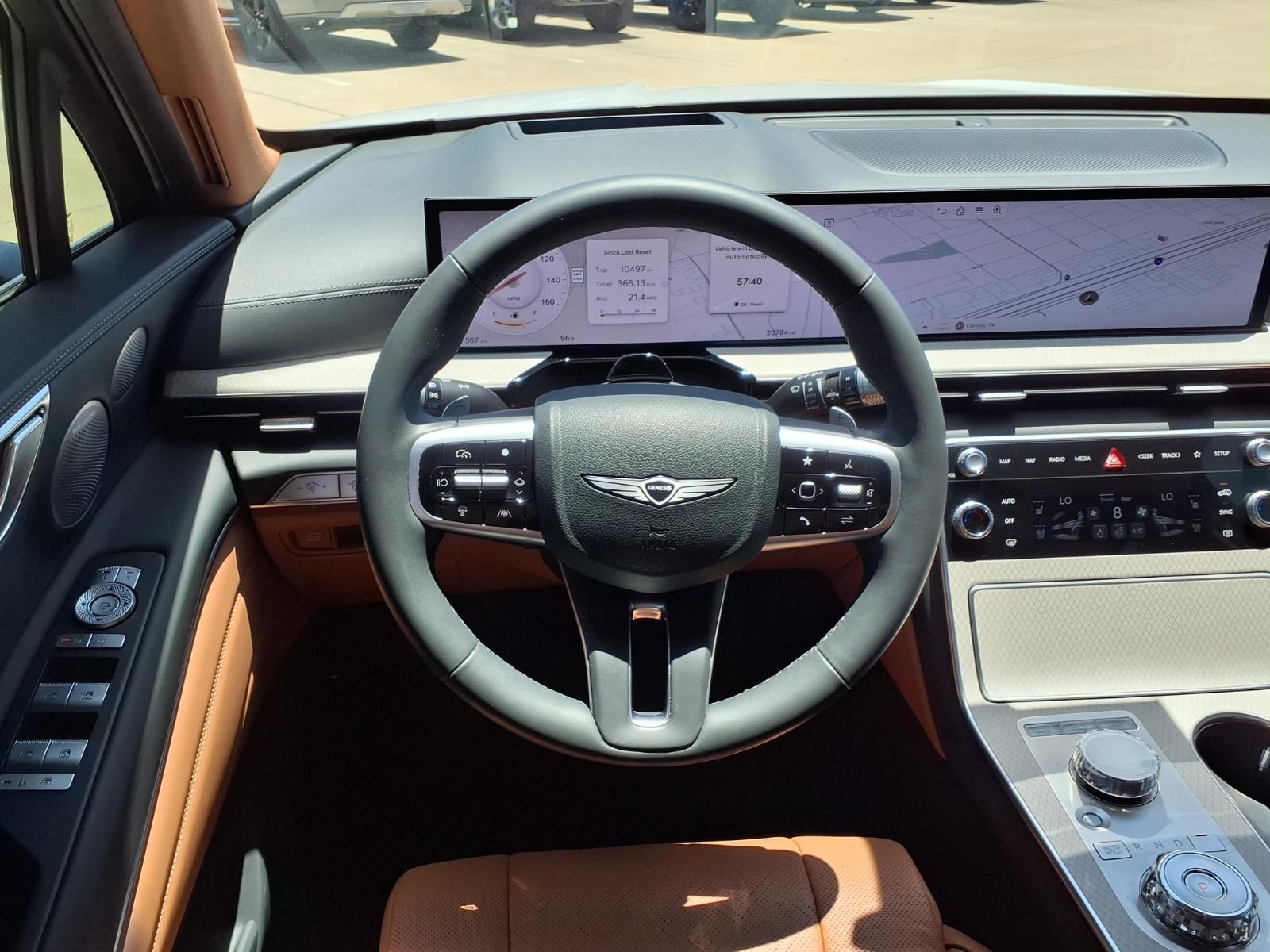 2025 Genesis GV80 3.5T Advanced White at Texan Dodge Chrysler Jeep Ram