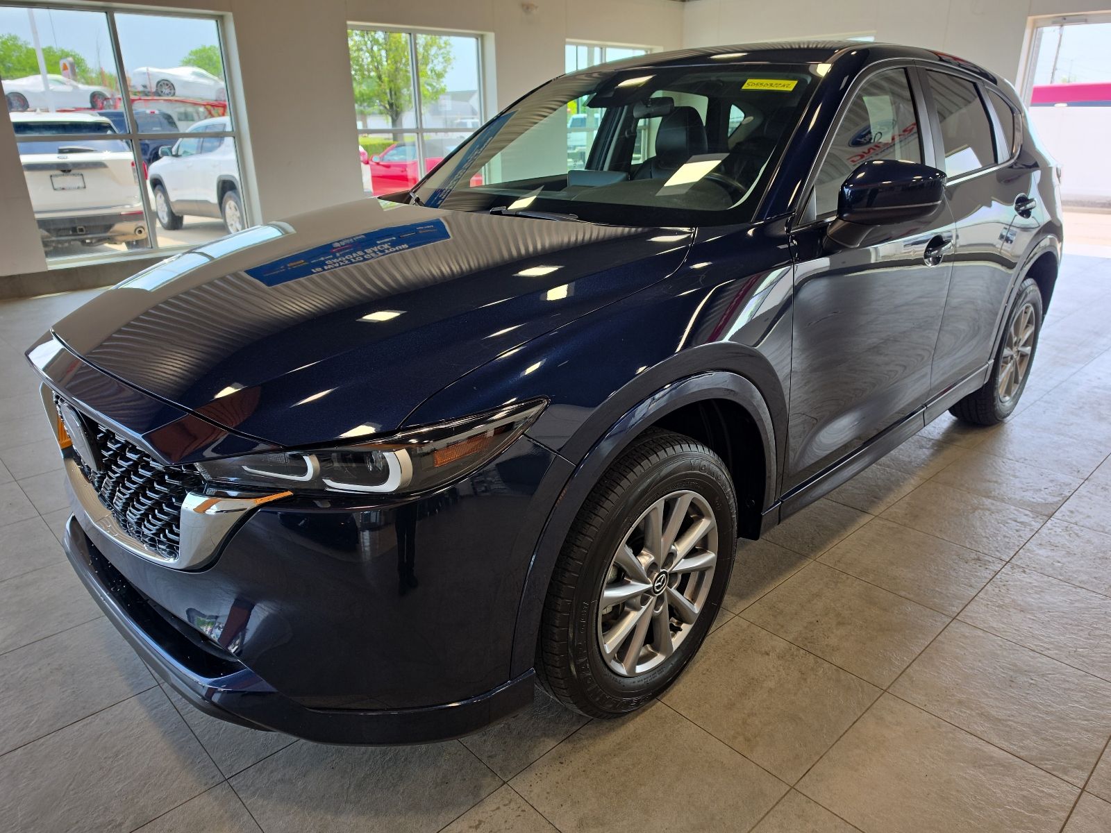 Deep Crystal Blue Mica 2025 Mazda CX-5 2.5 S Select AWD SUV / Crossover All-Wheel Drive 6-Speed Automatic