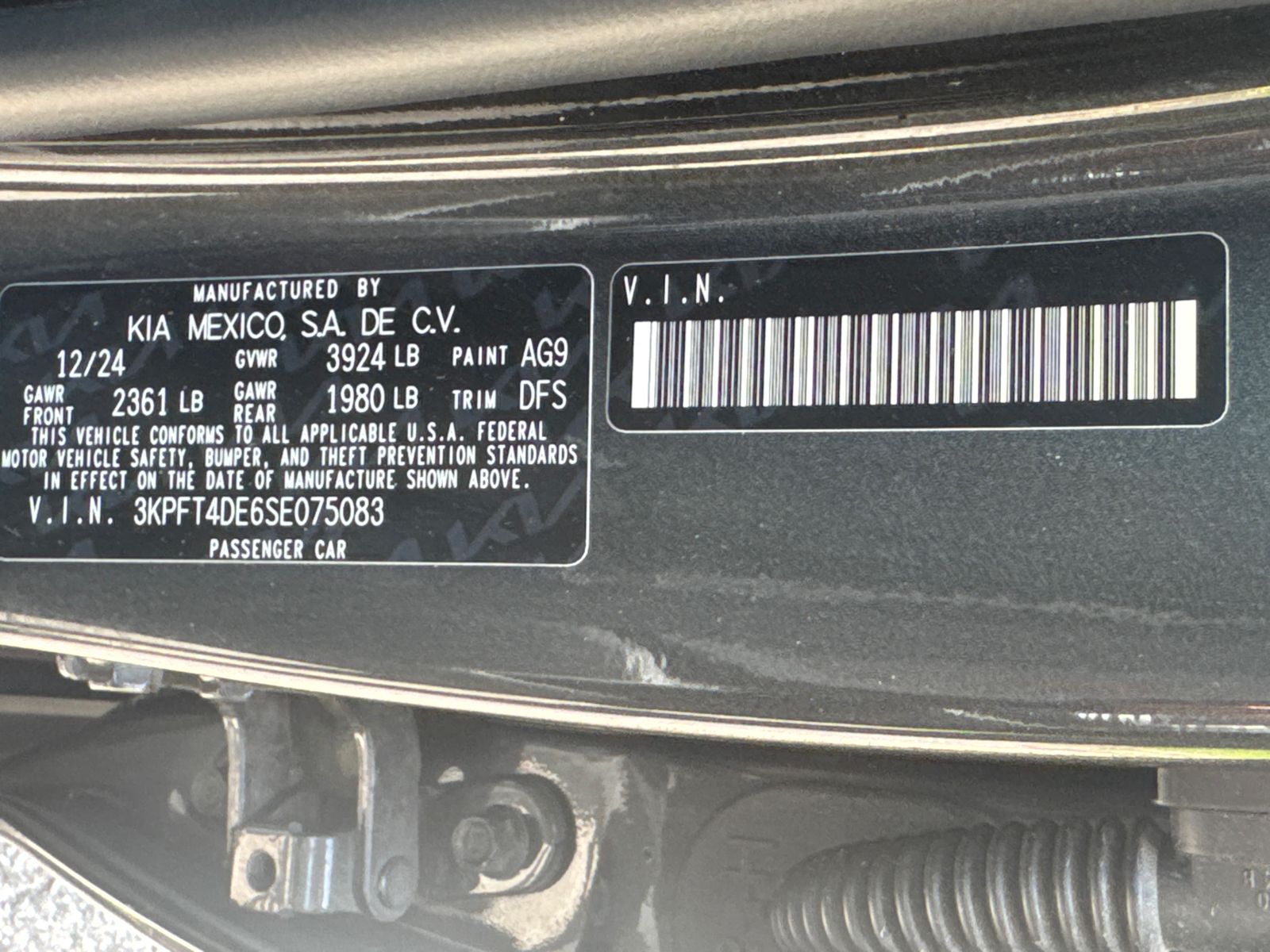Used 2025 Gray Kia LXS image 32