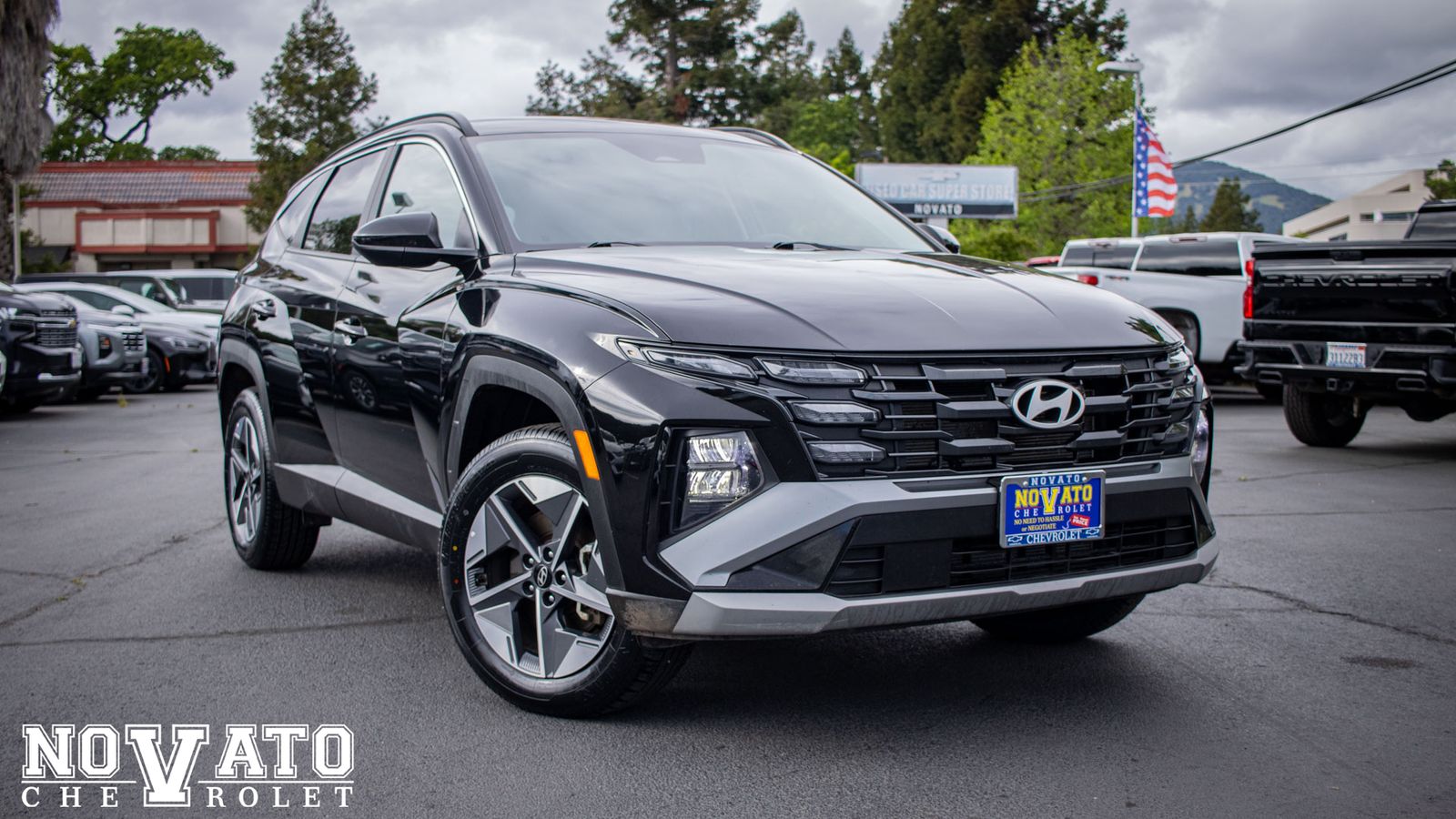 Phantom Black 2025 Hyundai Tucson SEL AWD SUV / Crossover All-Wheel Drive 8-Speed Automatic
