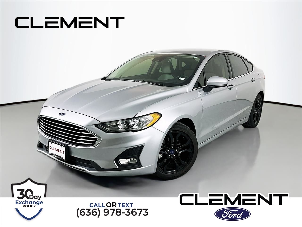 Silver Metallic 2020 Ford Fusion Sedan Front-Wheel Drive 6-Speed Automatic