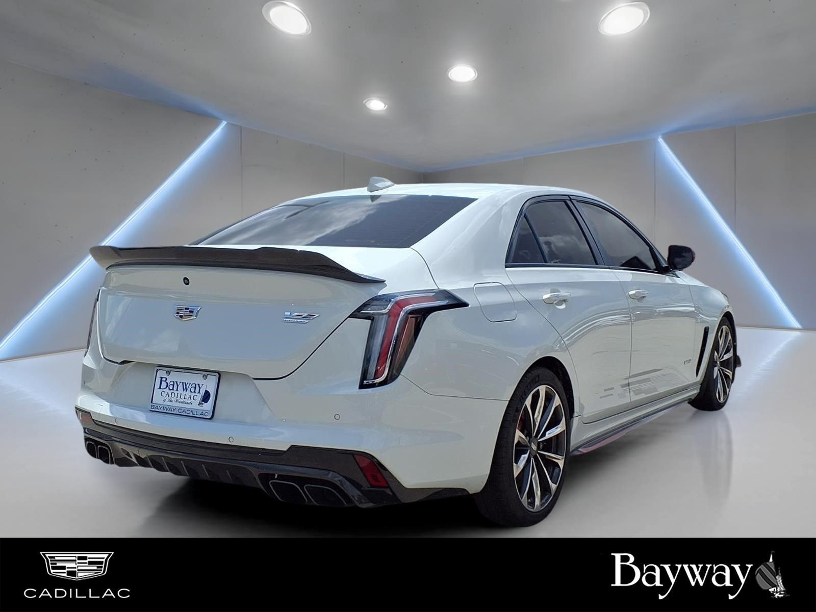 2023 Cadillac CT4 V-Series White at DeMontrond Automotive Group