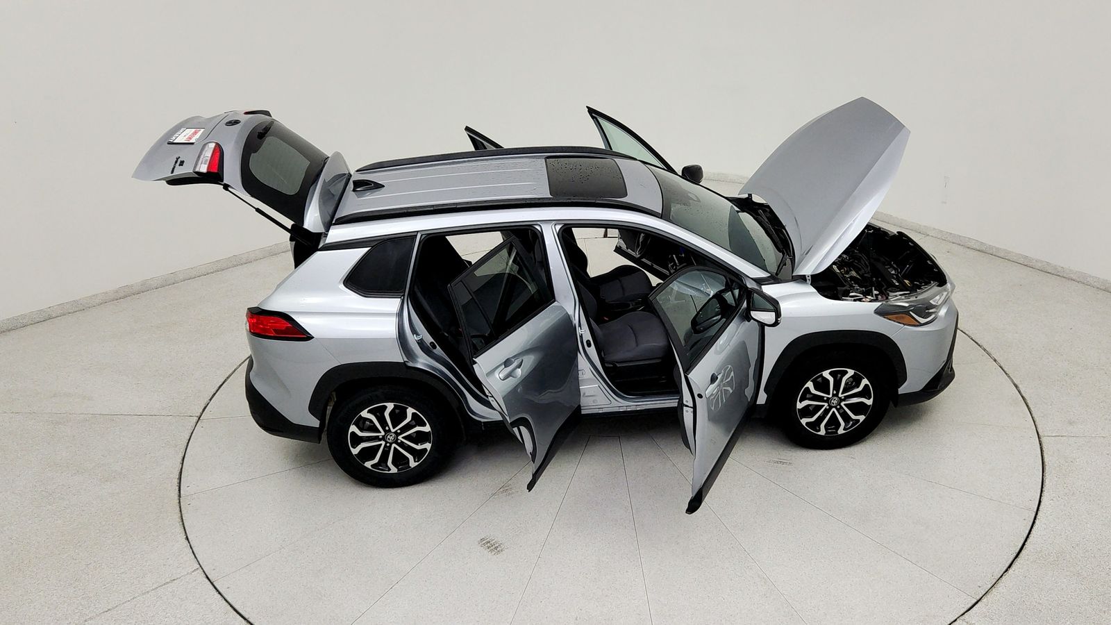 Used 2025 Silver Toyota Hybrid SE image 24