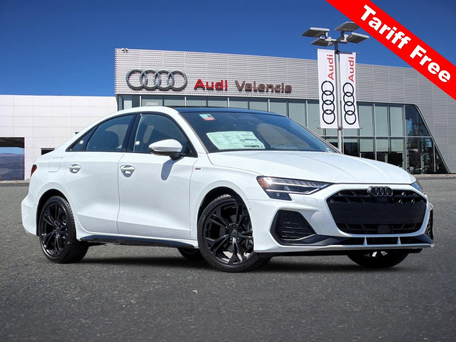 Glacier White 2026 Audi A3 Hatchback 7-Speed Automatic