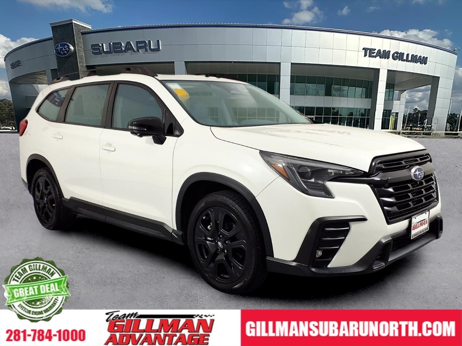 Crystal White Pearl 2023 Subaru Ascent Onyx Edition Limited AWD SUV / Crossover All-Wheel Drive Continuously Variable Transmission