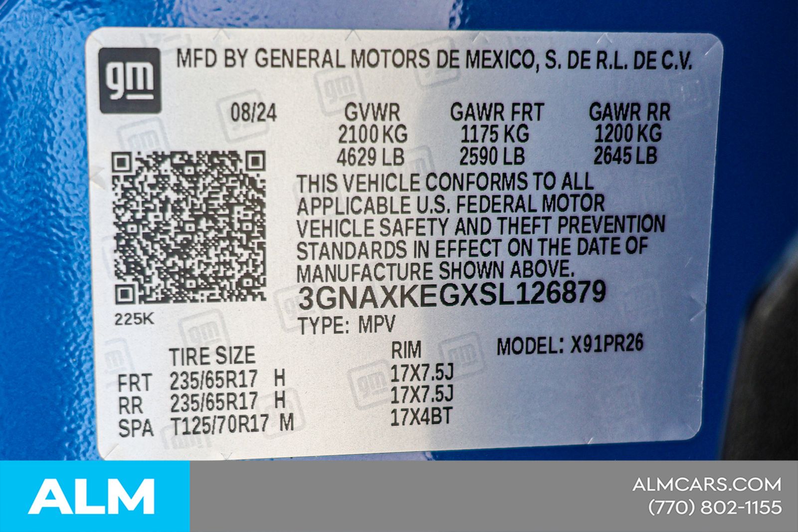Used 2025 Blue Chevrolet ACTIV image 44