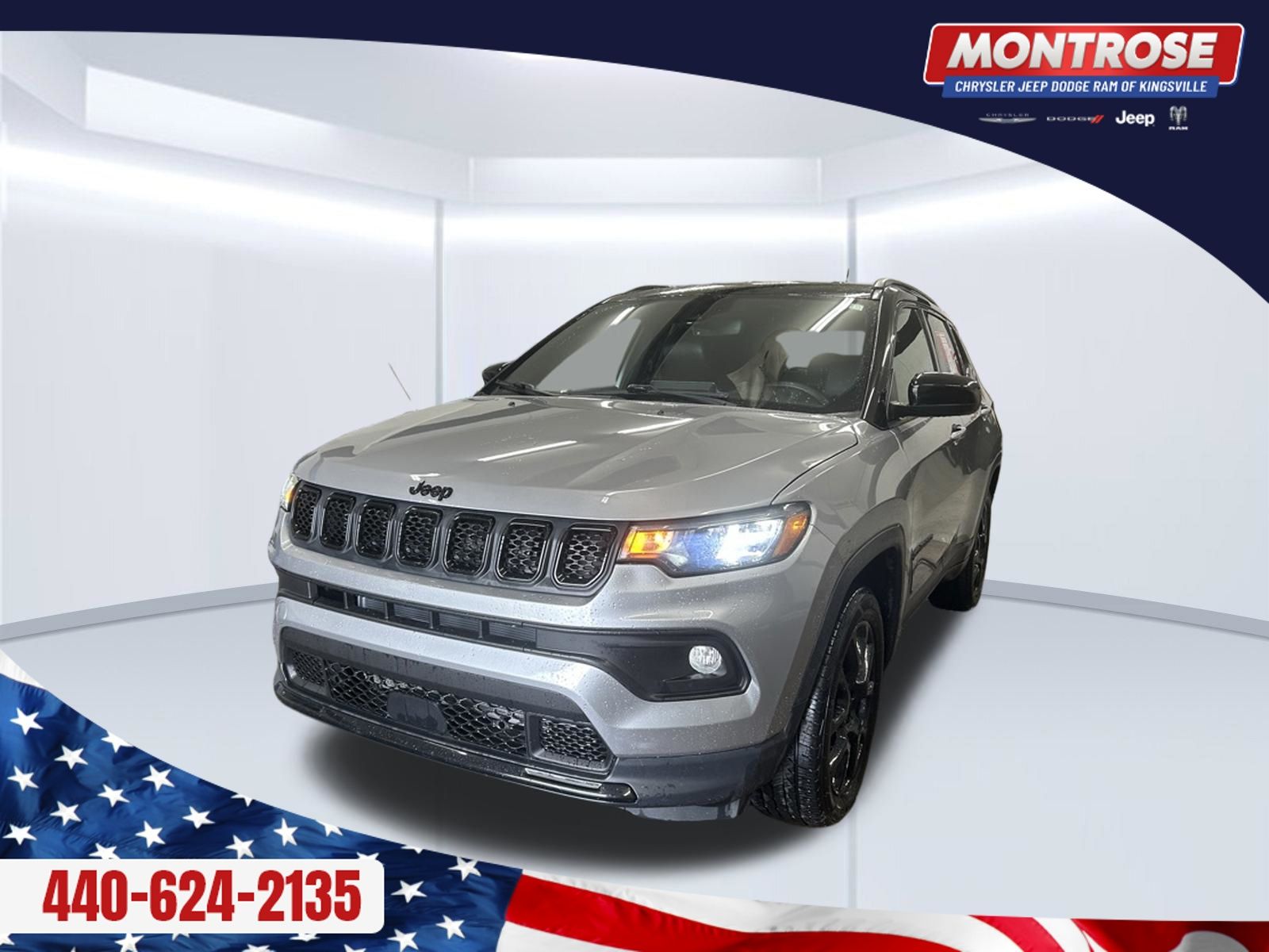 Billet Silver Metallic 2023 Jeep Compass SUV / Crossover Four-Wheel Drive 8-Speed Automatic