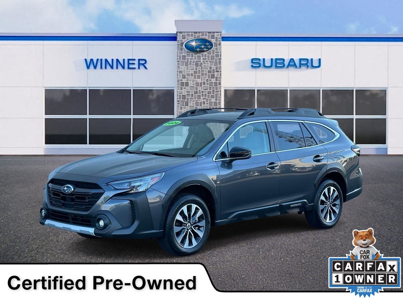 Magnetite Gray Metallic 2024 Subaru Outback SUV / Crossover All-Wheel Drive Continuously Variable Transmission