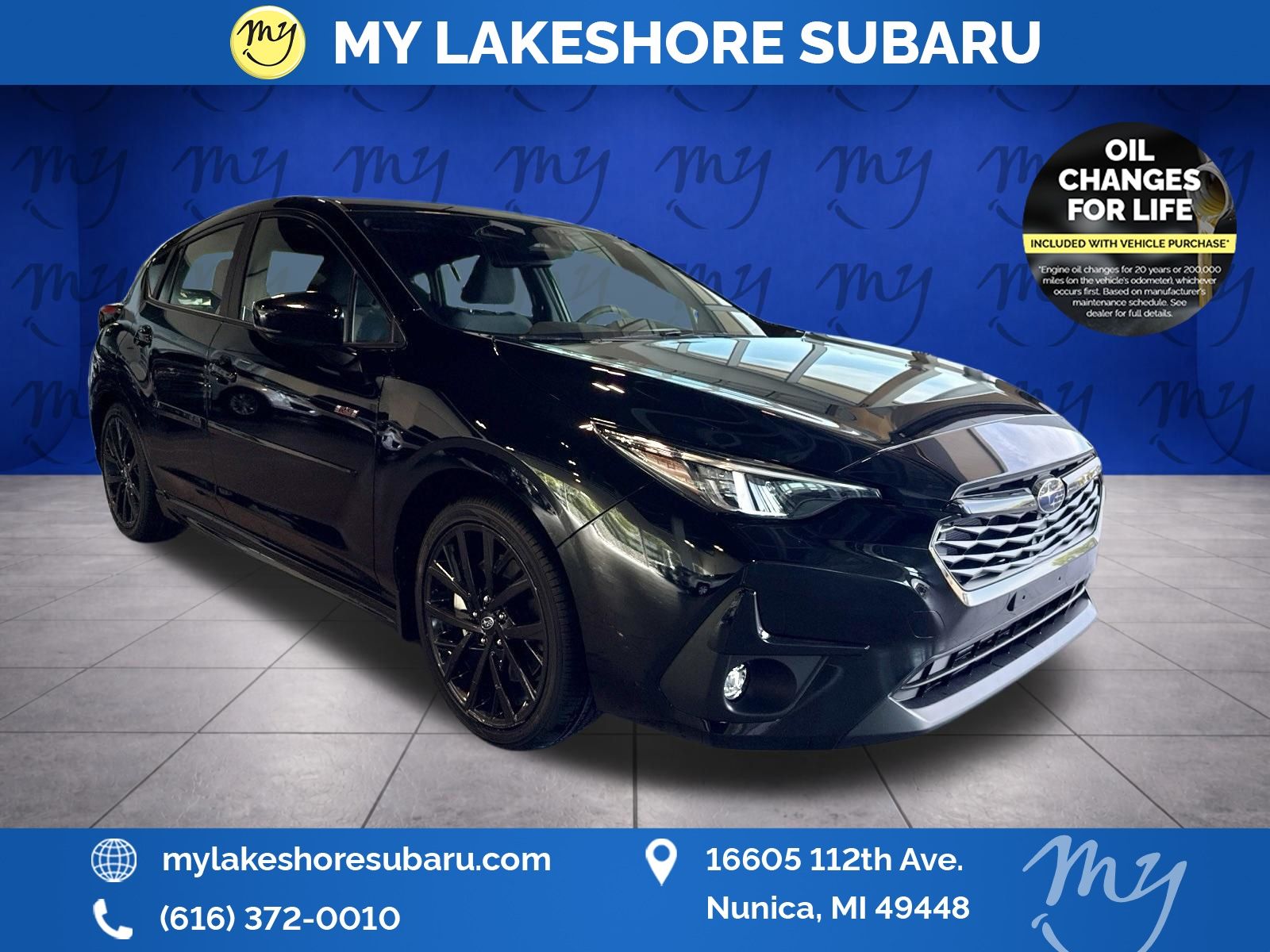 Crystal Black Silica 2026 Subaru Impreza Wagon All-Wheel Drive Continuously Variable Transmission