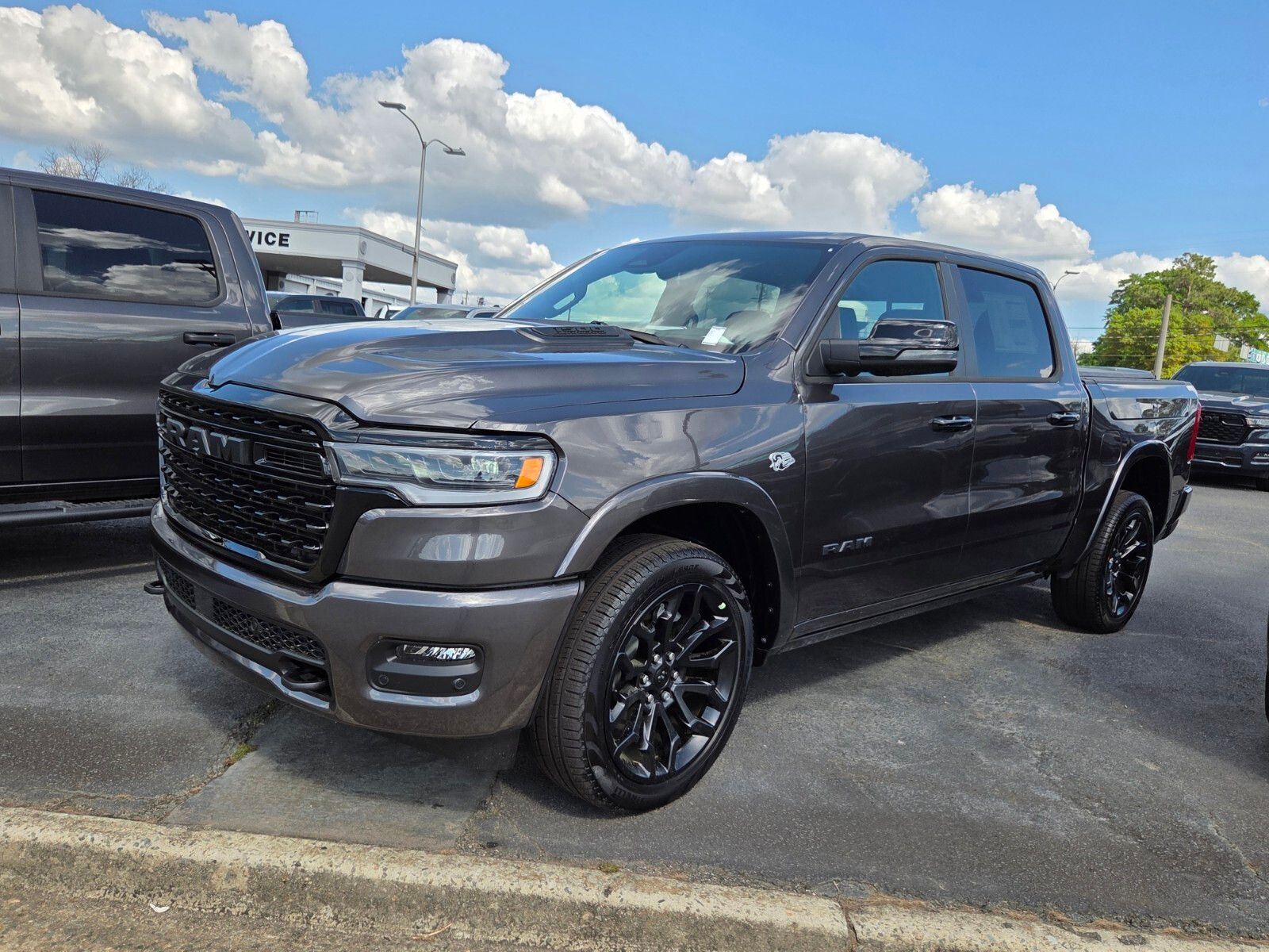 Gray (Granite Crystal Metallic Clearcoat) 2026 RAM 1500 Limited Crew Cab 4WD Pickup Truck Four-Wheel Drive 8-Speed Automatic