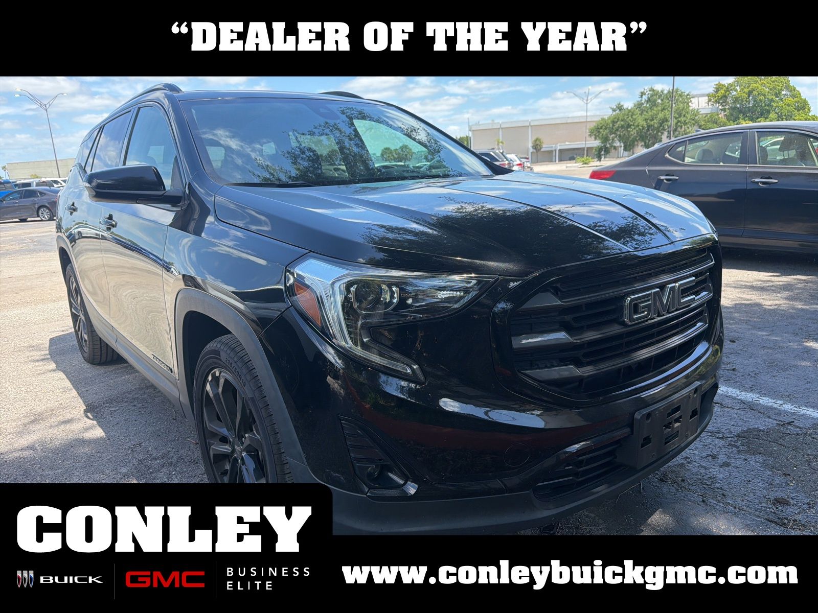 Black (Ebony Twilight Metallic) 2020 GMC Terrain SLT AWD SUV / Crossover Four-Wheel Drive 9-Speed Automatic