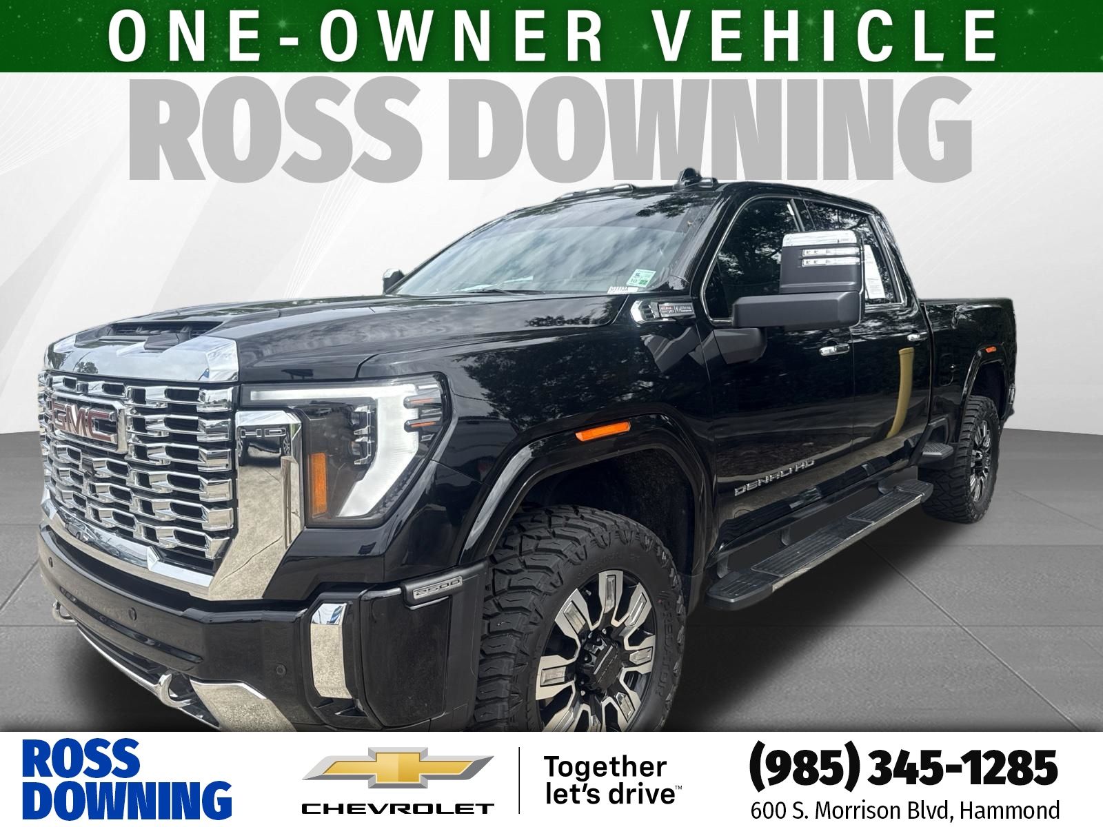 Onyx Black 2025 GMC Sierra 2500HD Pickup Truck Four-Wheel Drive Automatic