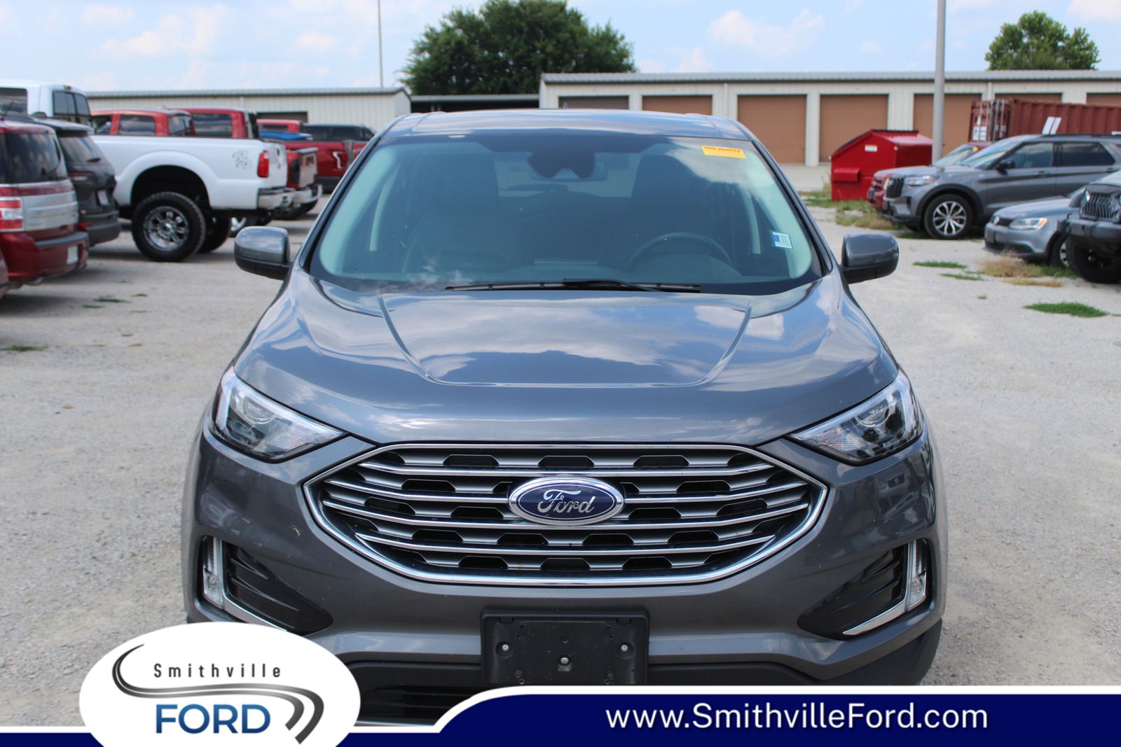 Carbonized Gray Metallic 2022 Ford Edge SUV / Crossover All-Wheel Drive 8-Speed Automatic