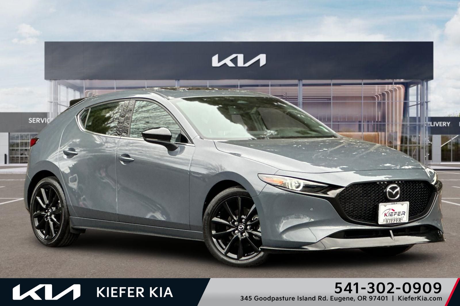 Polymetal Gray Metallic 2025 Mazda MAZDA3 2.5 Turbo Premium Plus Hatchback AWD Hatchback All-Wheel Drive 6-Speed Automatic