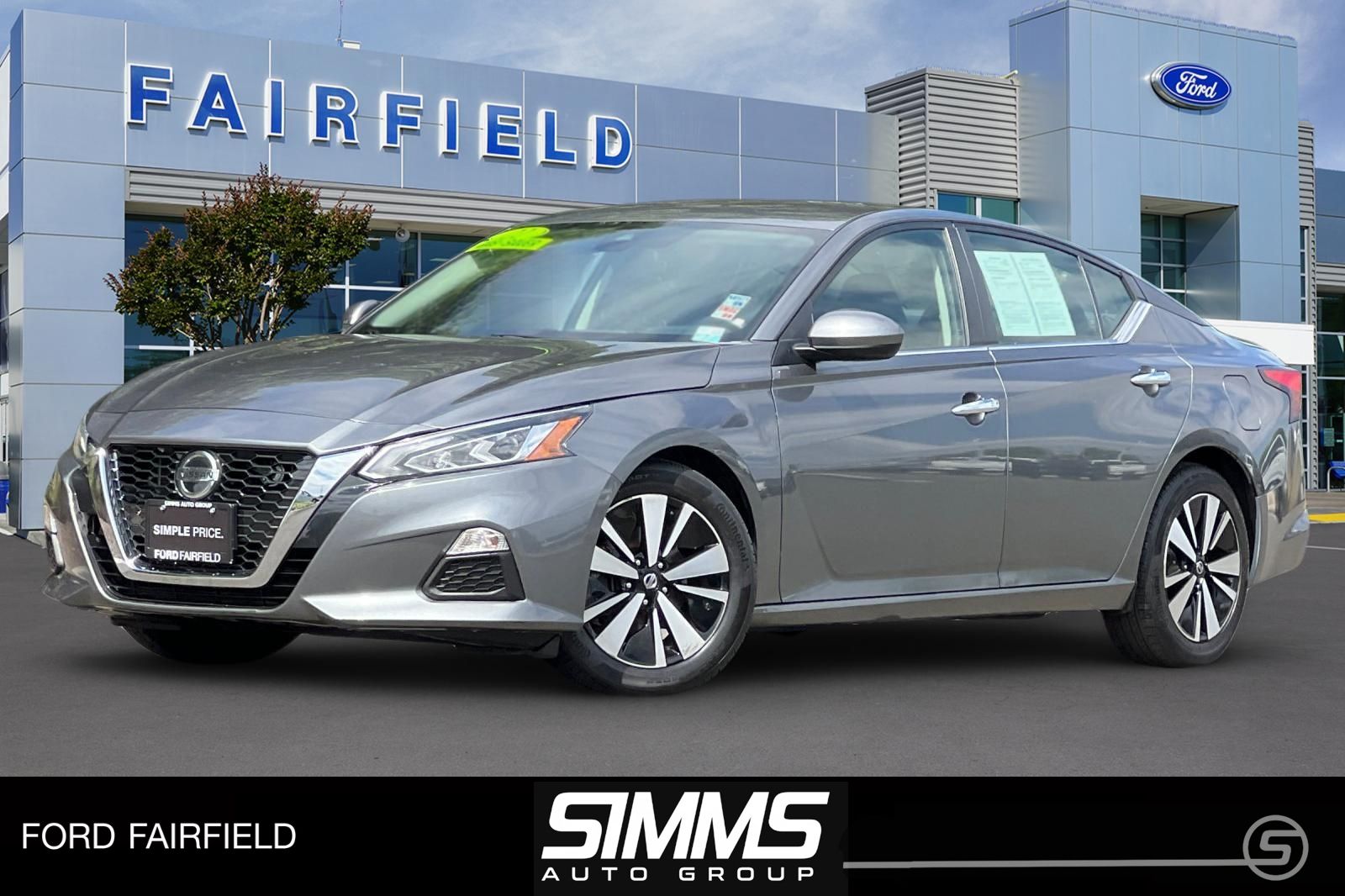 Gray (Gun Metallic) 2022 Nissan Altima 2.5 SV FWD Sedan Front-Wheel Drive Continuously Variable Transmission