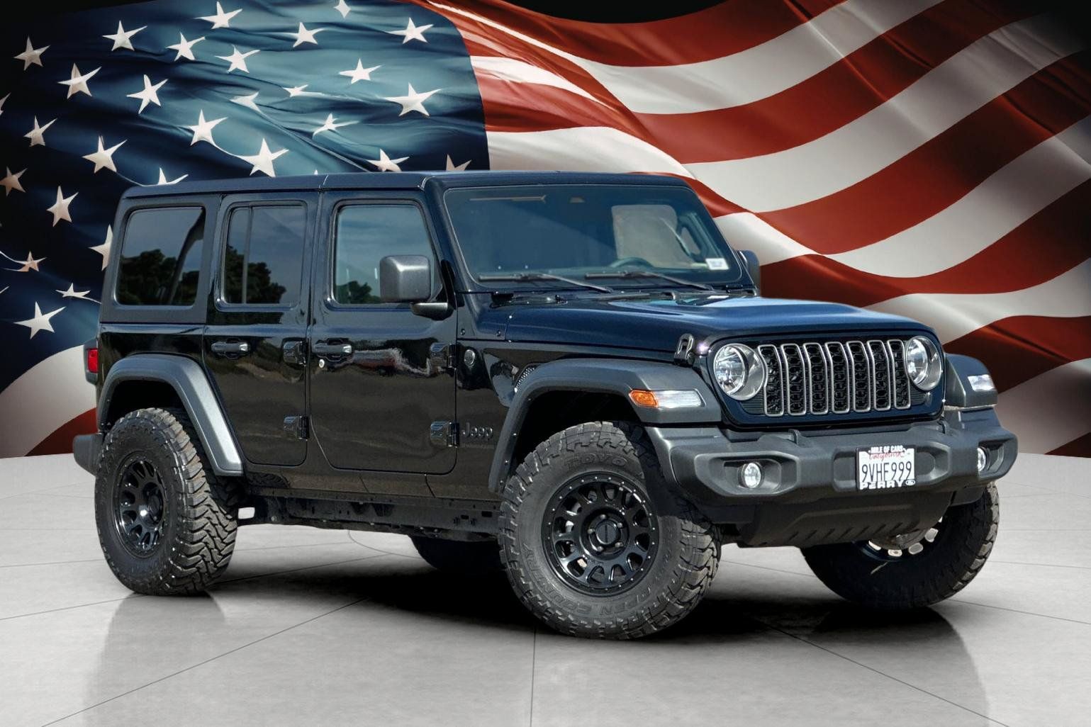 Black Clearcoat 2025 Jeep Wrangler SUV / Crossover Four-Wheel Drive 8-Speed Automatic