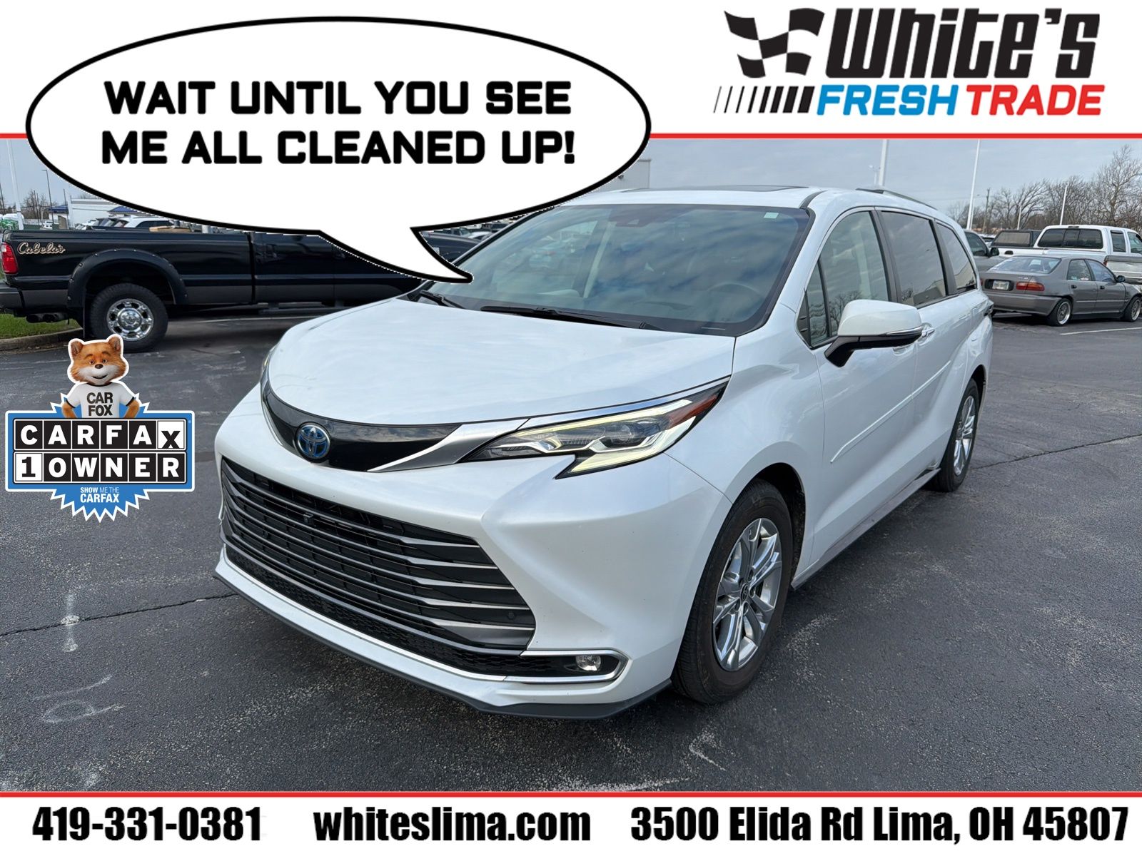 Toyota Sienna Platinum 7-Passenger AWD