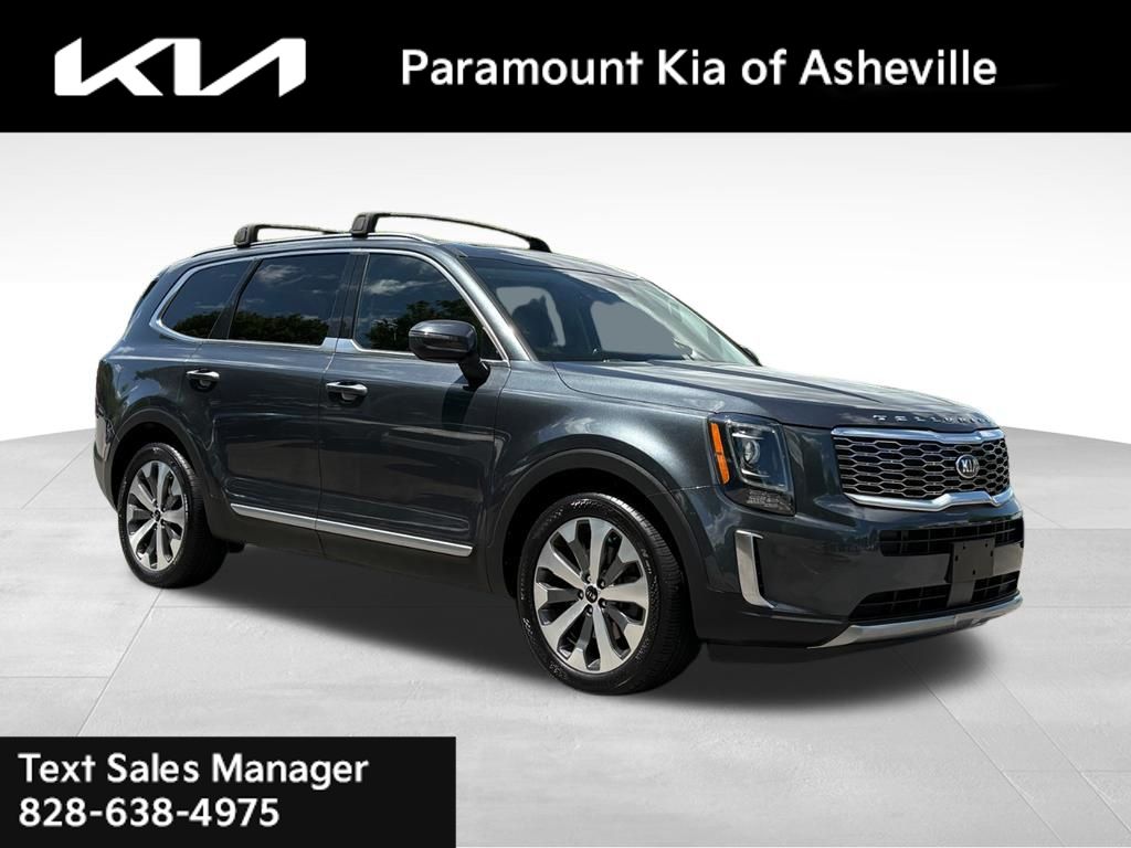 Gray 2020 Kia Telluride S AWD SUV / Crossover All-Wheel Drive 8-Speed Automatic