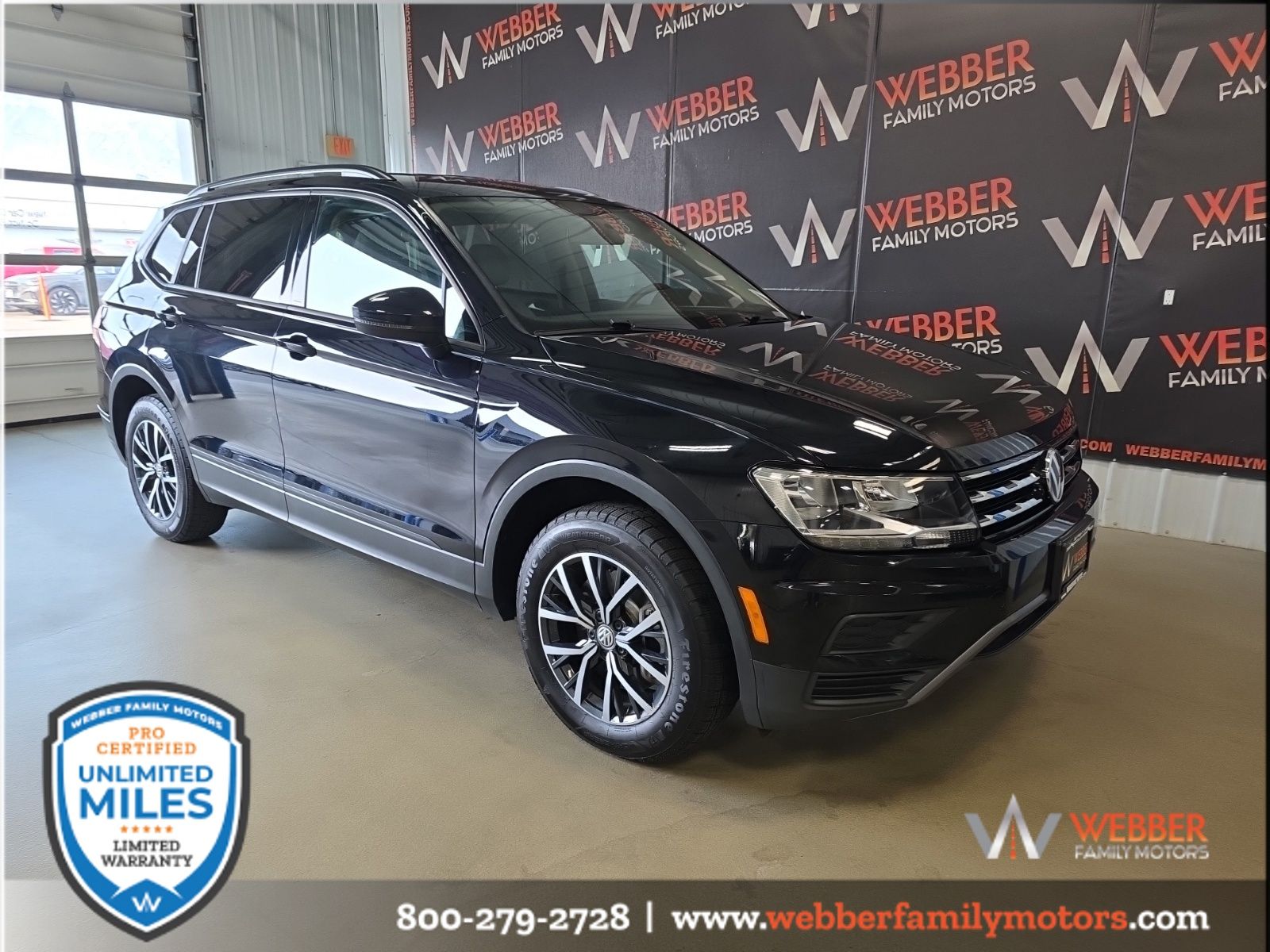 Black 2021 Volkswagen Tiguan SUV / Crossover All-Wheel Drive 8-Speed Automatic