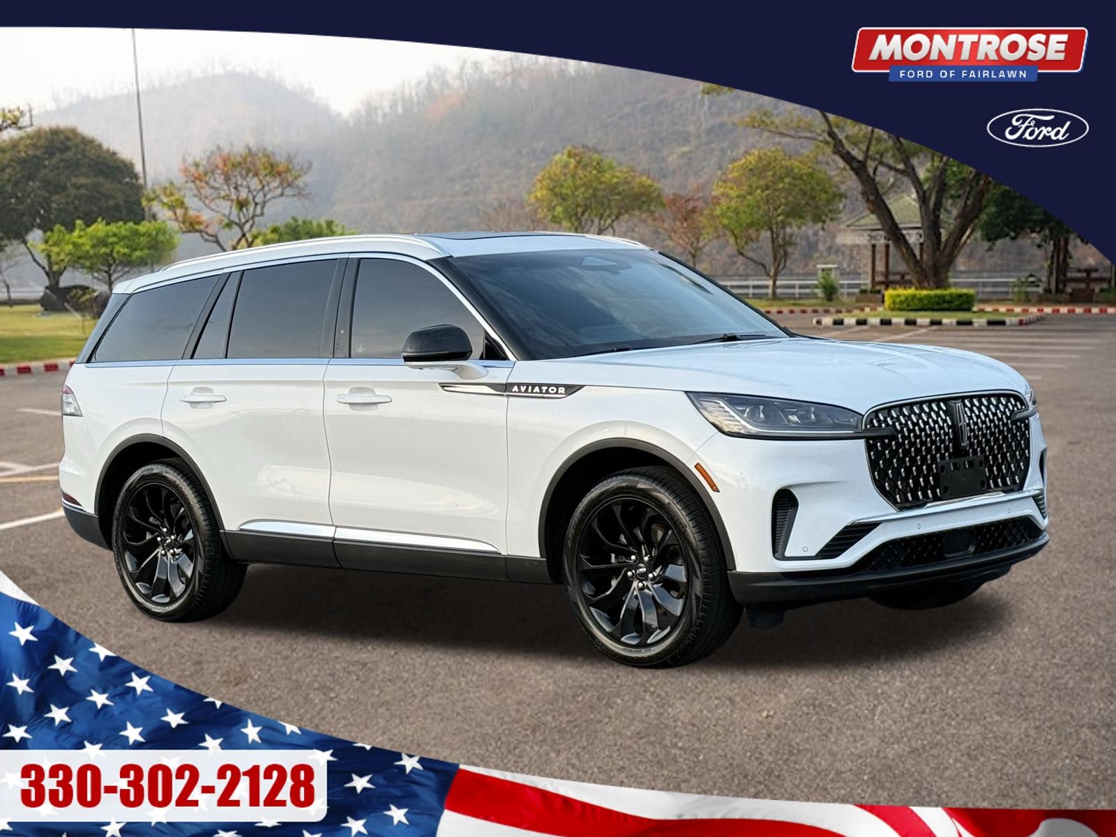 White 2025 Lincoln Aviator Reserve AWD SUV / Crossover All-Wheel Drive Automatic