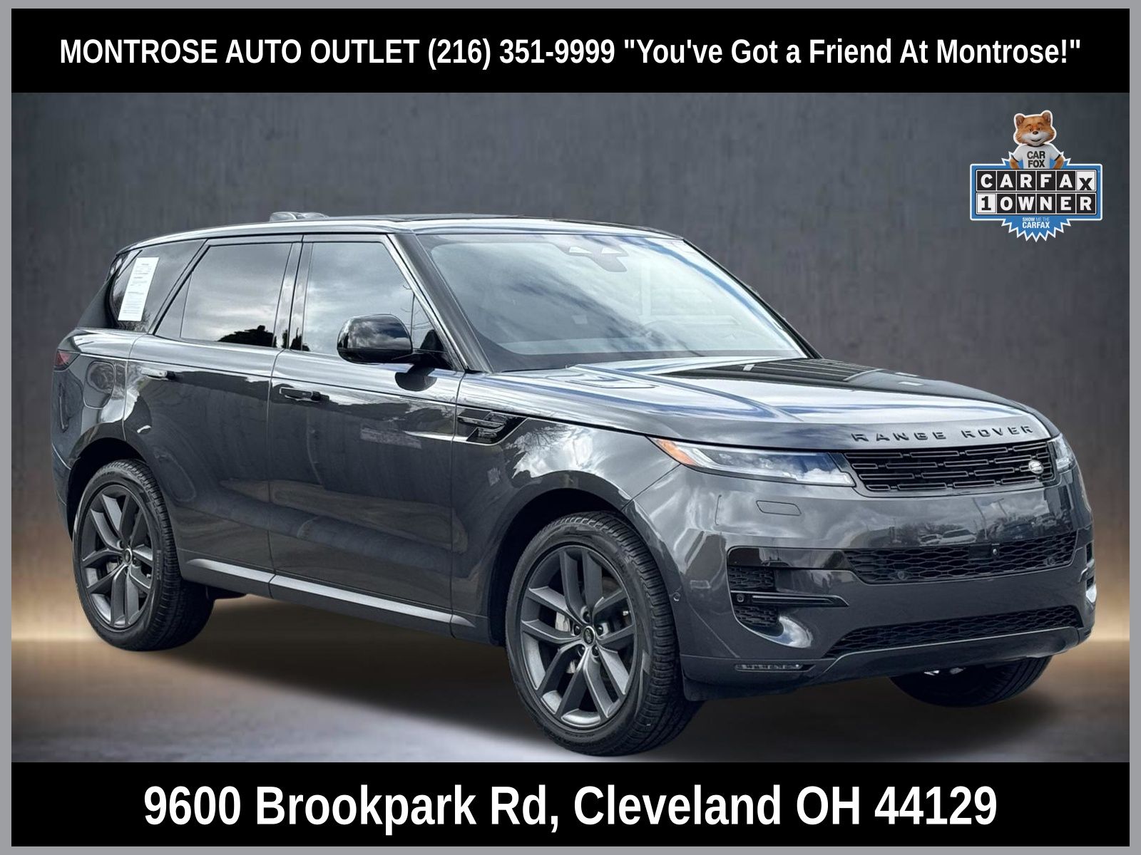 Carpathian Gray Premium Metallic 2025 Land Rover Range Rover Sport P360 SE AWD SUV / Crossover All-Wheel Drive 8-Speed Automatic