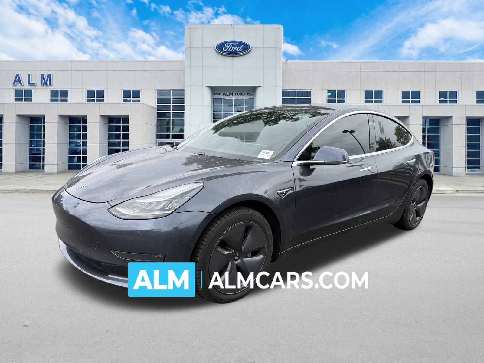 Silver 2020 Tesla Model 3 Sedan All-Wheel Drive 1-Speed Automatic