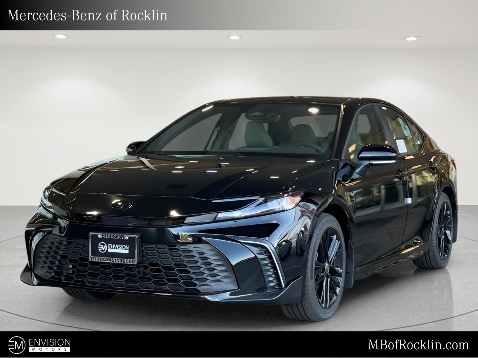 Midnight Black Metallic 2026 Toyota Camry Sedan Front-Wheel Drive Continuously Variable Transmission