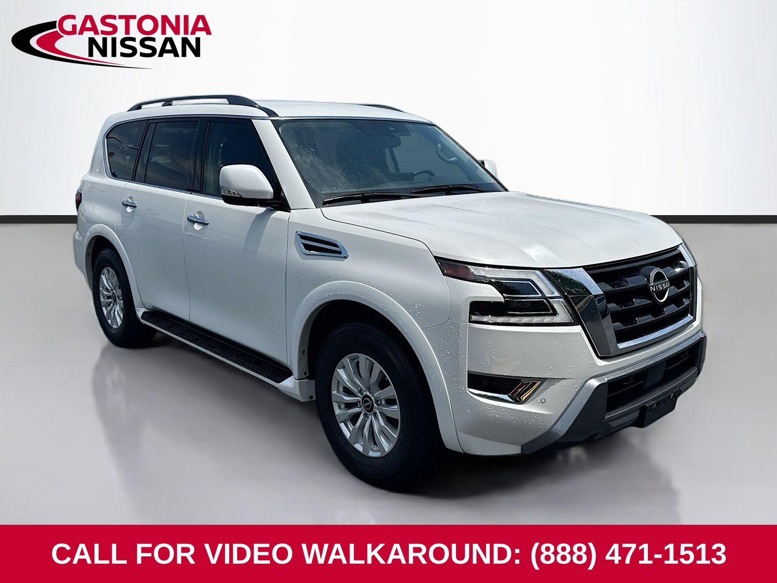 Aspen White Tricoat 2023 Nissan Armada SV 4WD SUV / Crossover Four-Wheel Drive 7-Speed Automatic