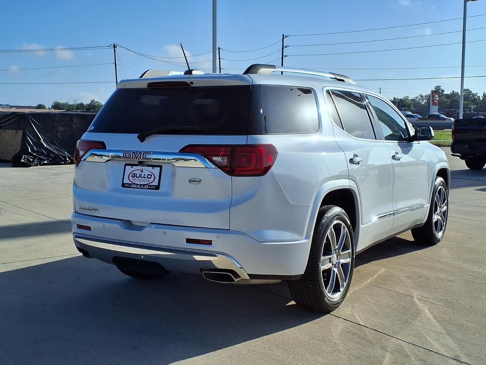 2017 GMC Acadia Denali White at Joe Myers Mazda Kia