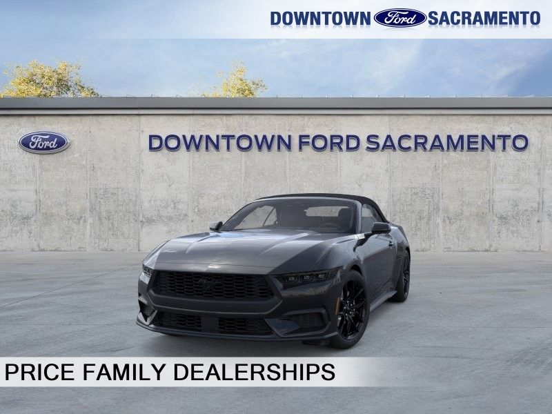 Shadow Black 2026 Ford Mustang Convertible Rear-Wheel Drive Automatic