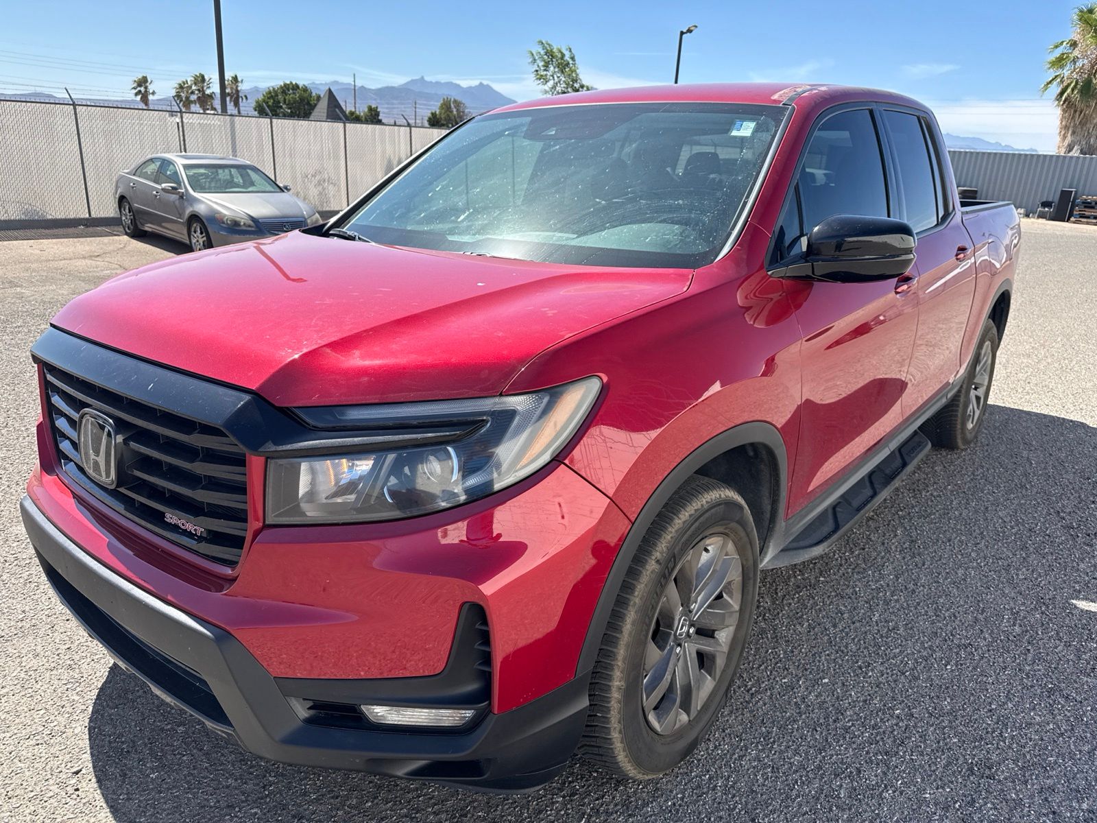 Radiant Red Metallic II 2021 Honda Ridgeline Pickup Truck All-Wheel Drive 9-Speed Automatic