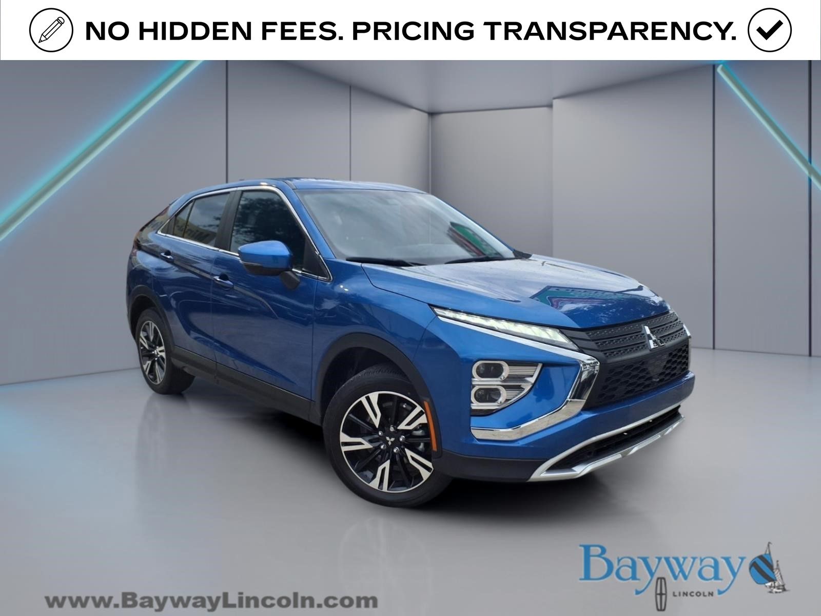 Lightning Blue Metallic 2025 Mitsubishi Eclipse Cross SUV / Crossover All-Wheel Drive Continuously Variable Transmission