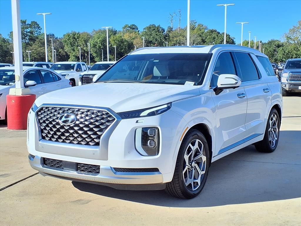 2021 Hyundai Palisade Calligraphy White at Victoria Chrysler Dodge Jeep Ram