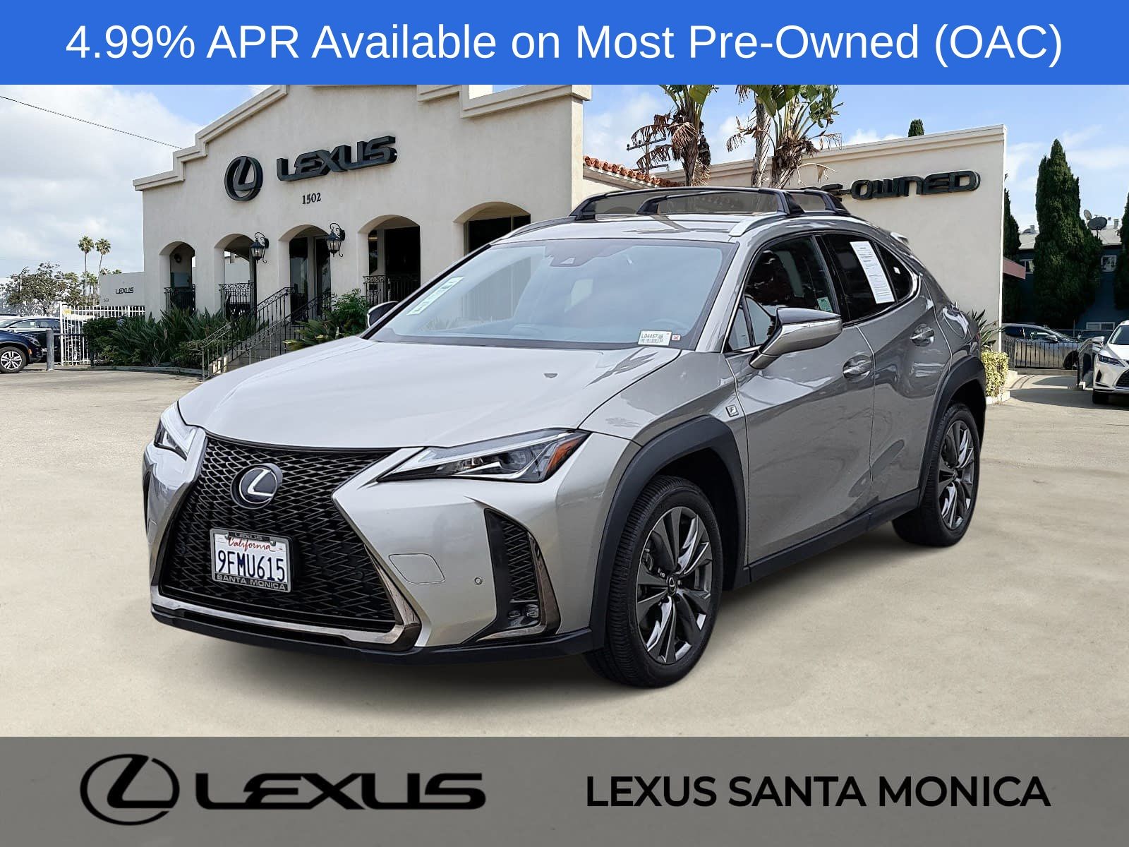 Atomic Silver 2021 Lexus UX SUV / Crossover Front-Wheel Drive Continuously Variable Transmission